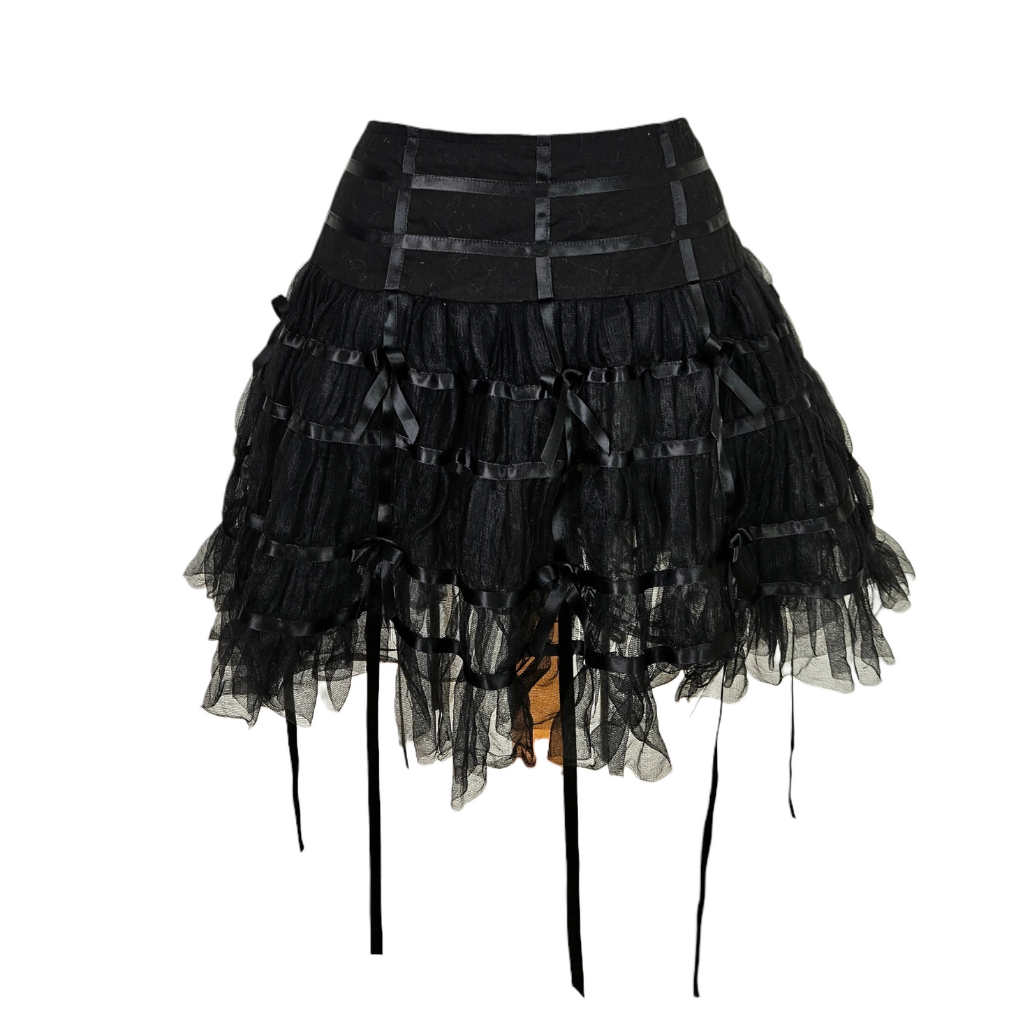 Mini jupe volants et ruban Hell Bunny