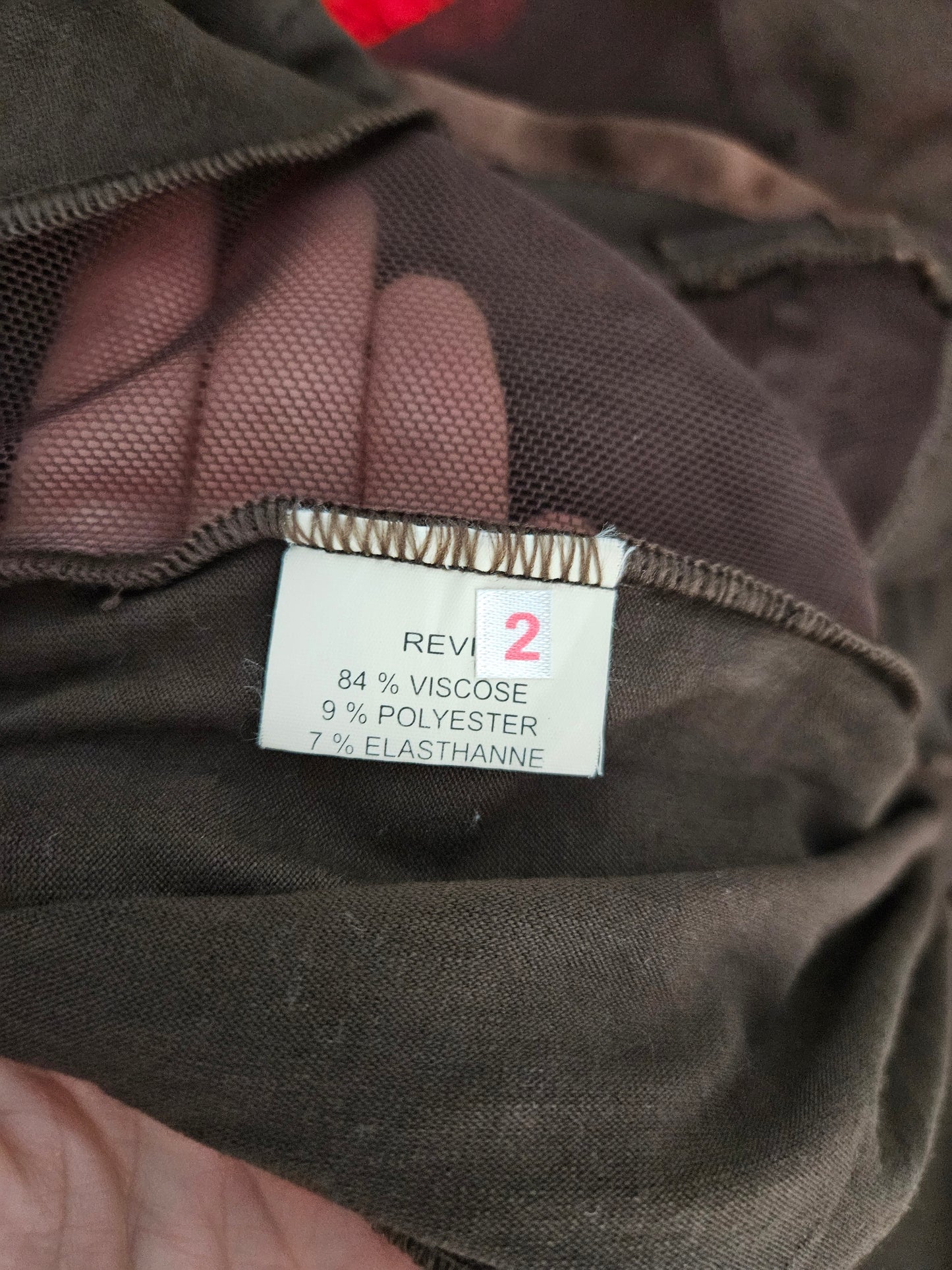 brown strapless dress