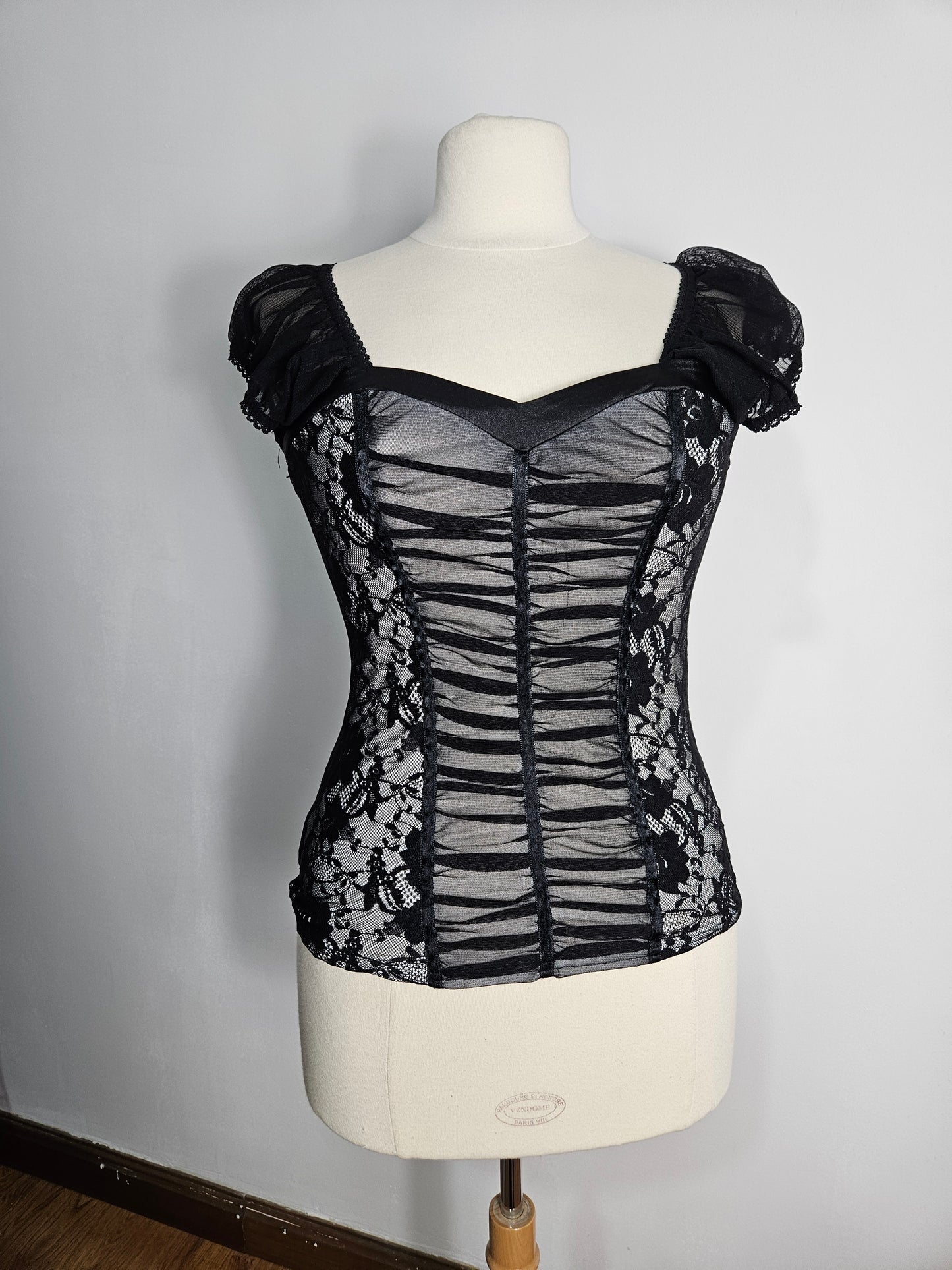 Haut esprit corset en voile