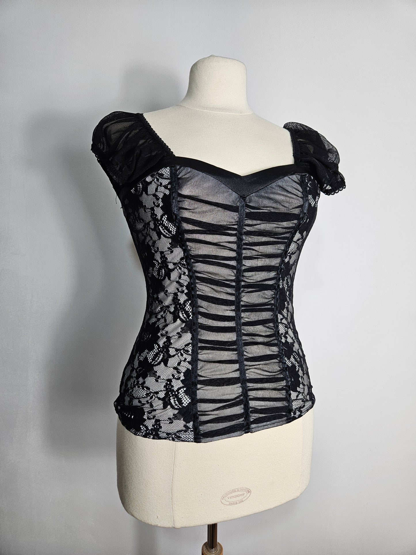 Haut esprit corset en voile