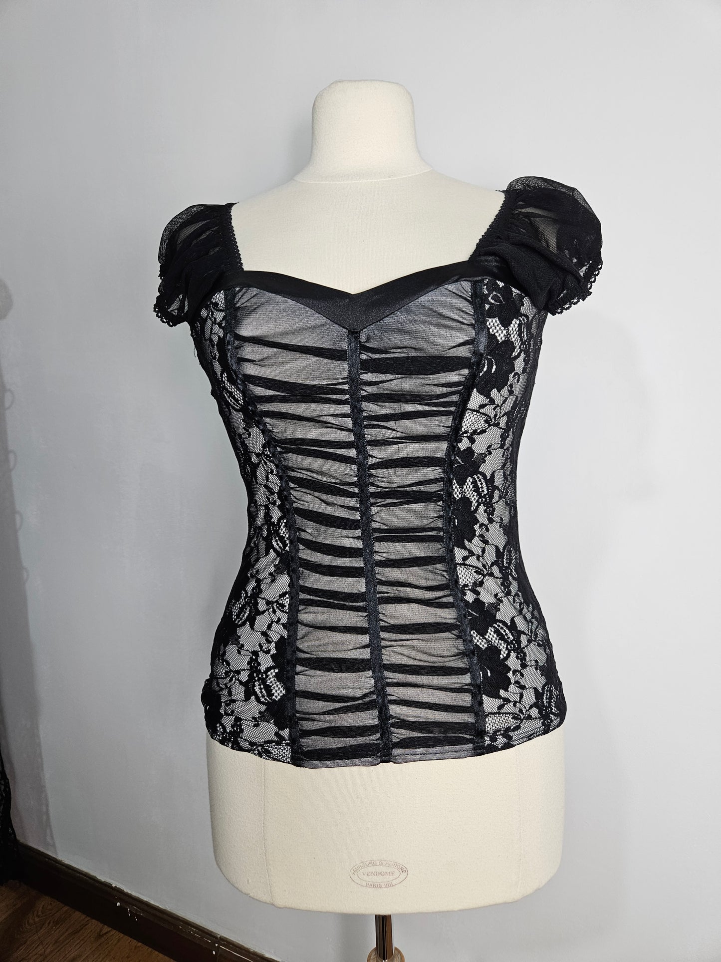 Haut esprit corset en voile