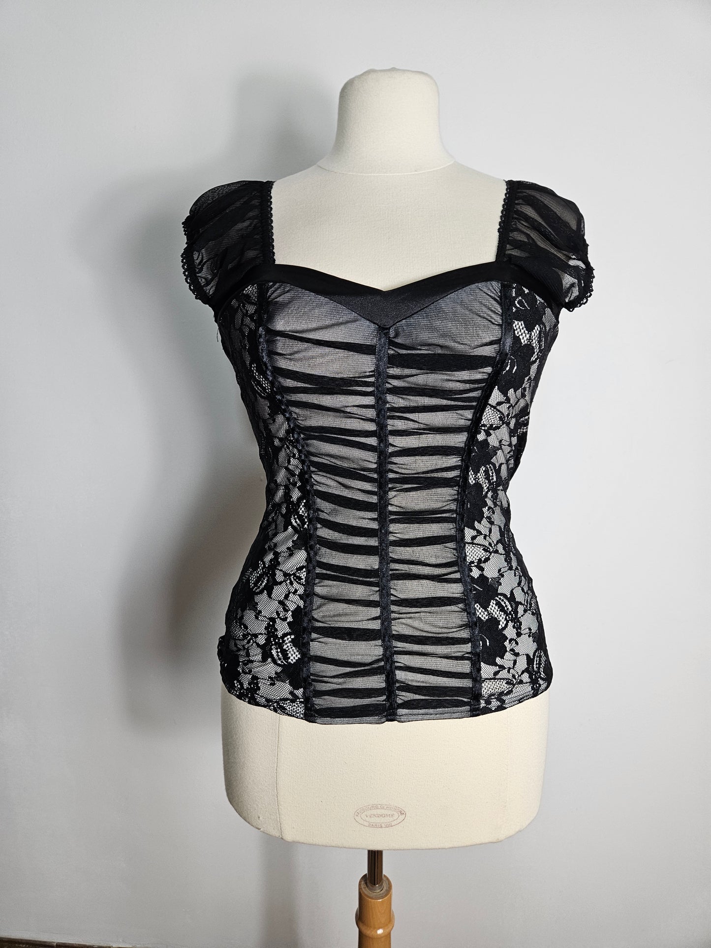 Haut esprit corset en voile