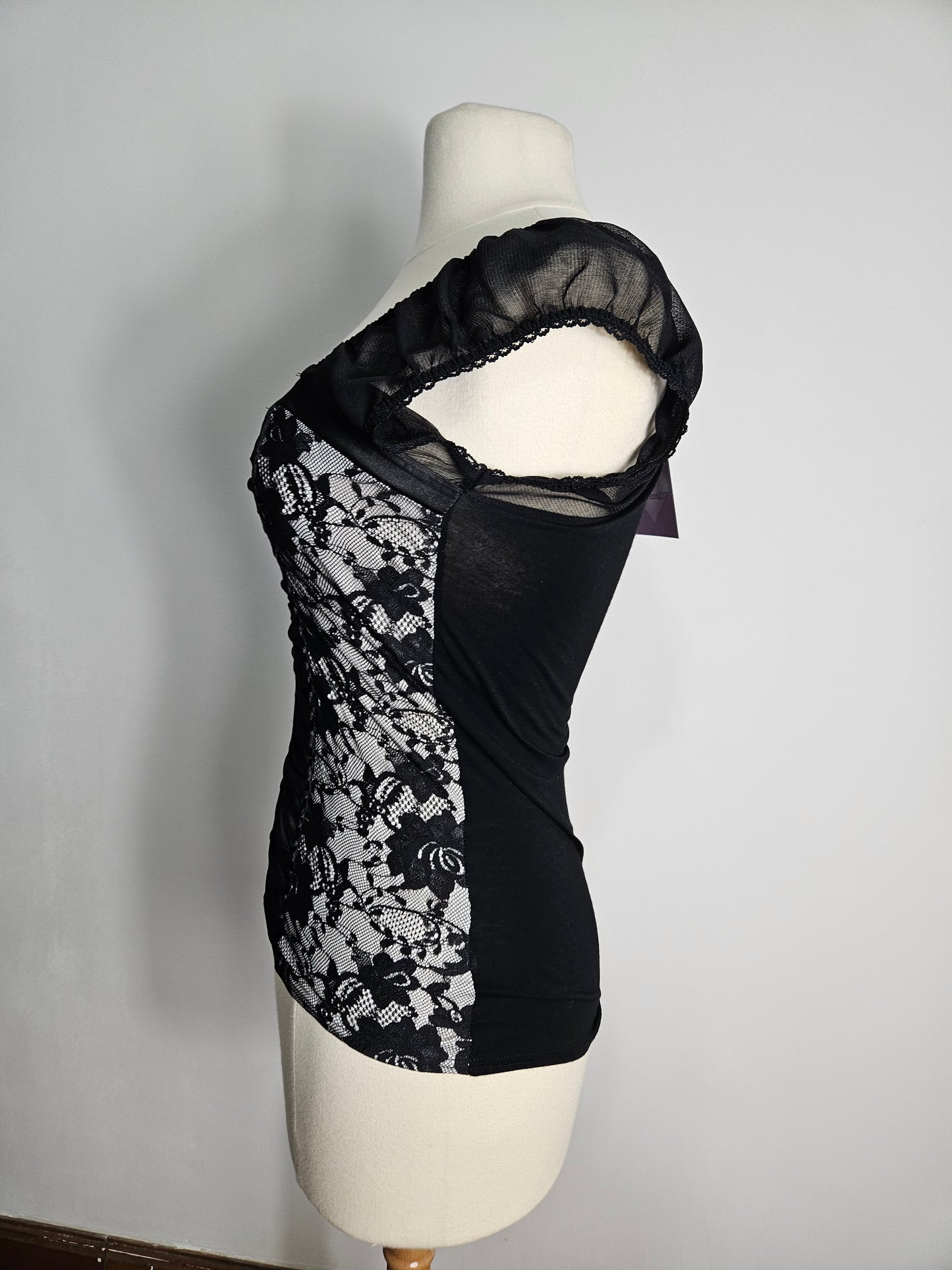 Haut esprit corset en voile