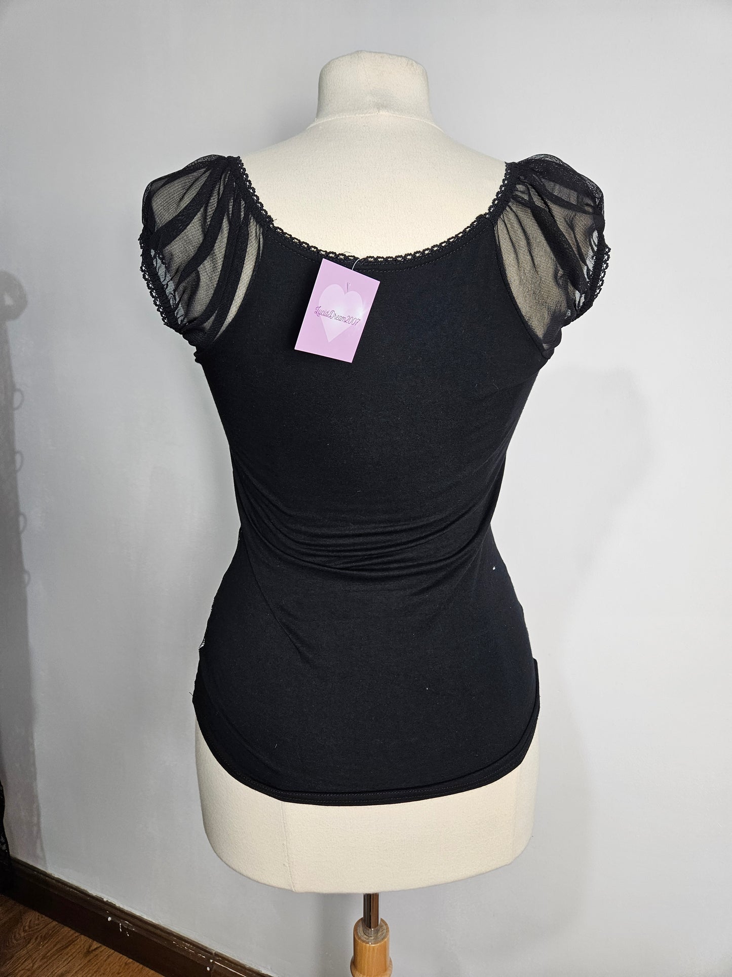 Haut esprit corset en voile