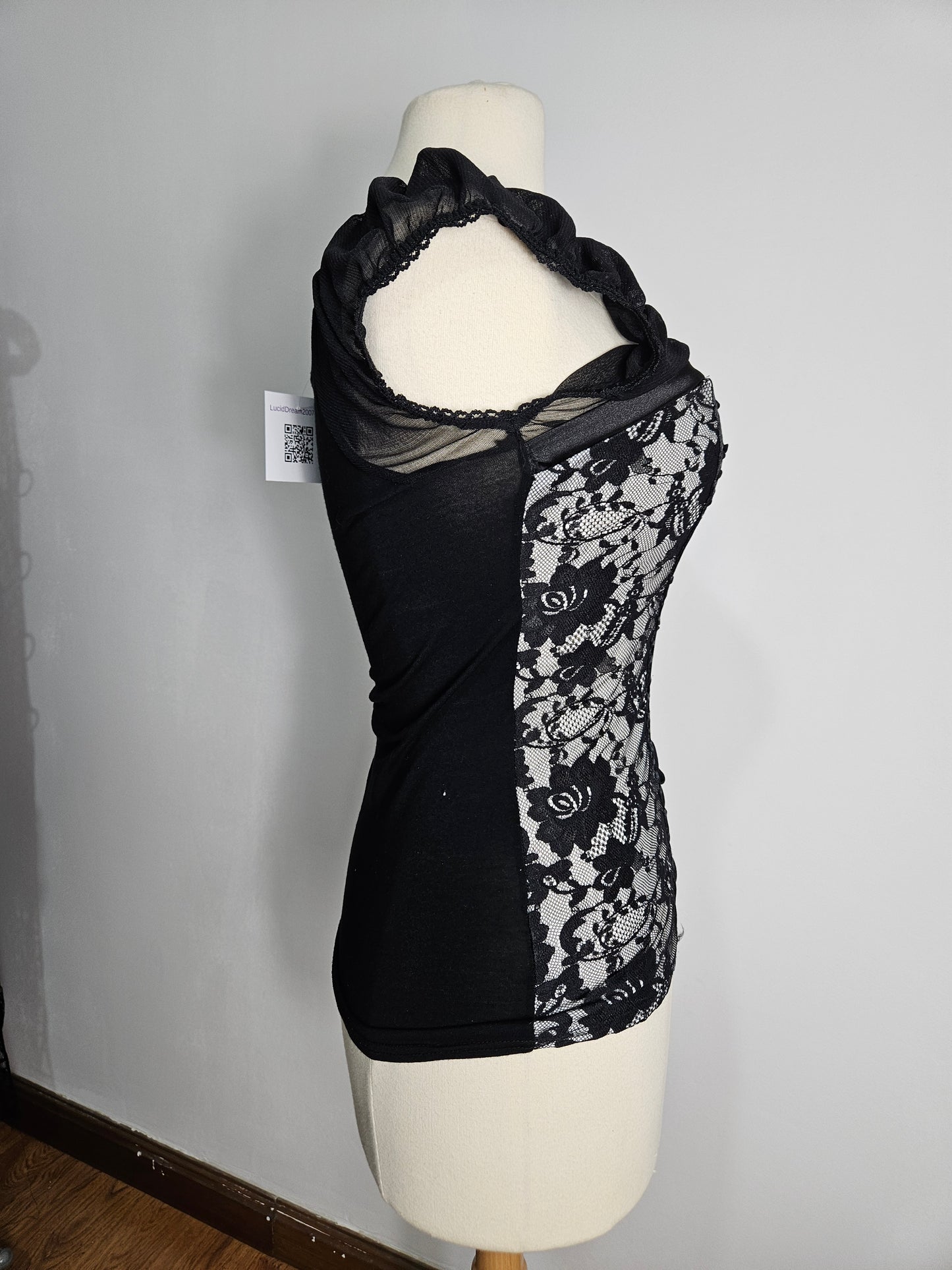 Haut esprit corset en voile