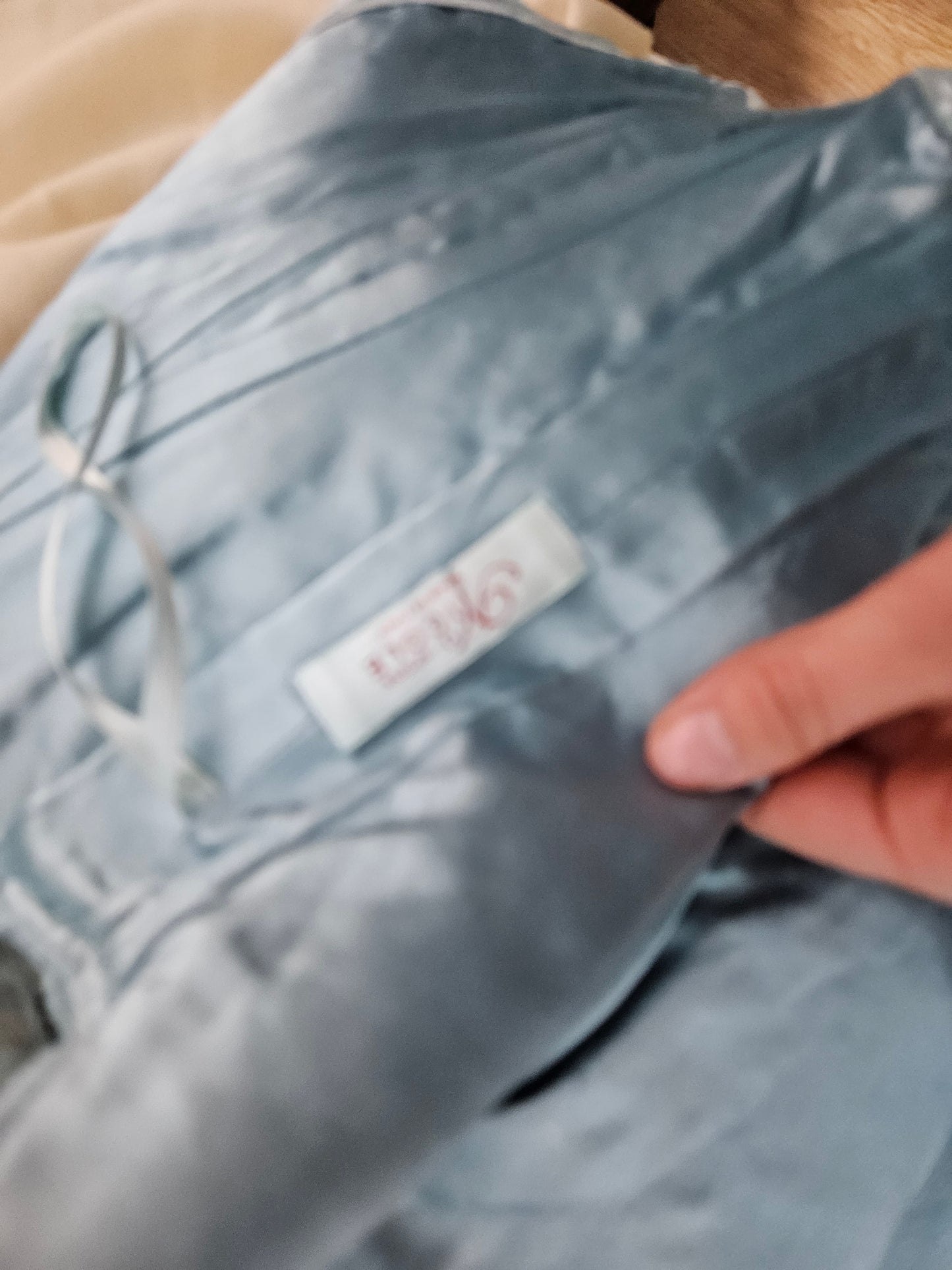 Bustier en dentelle bleu