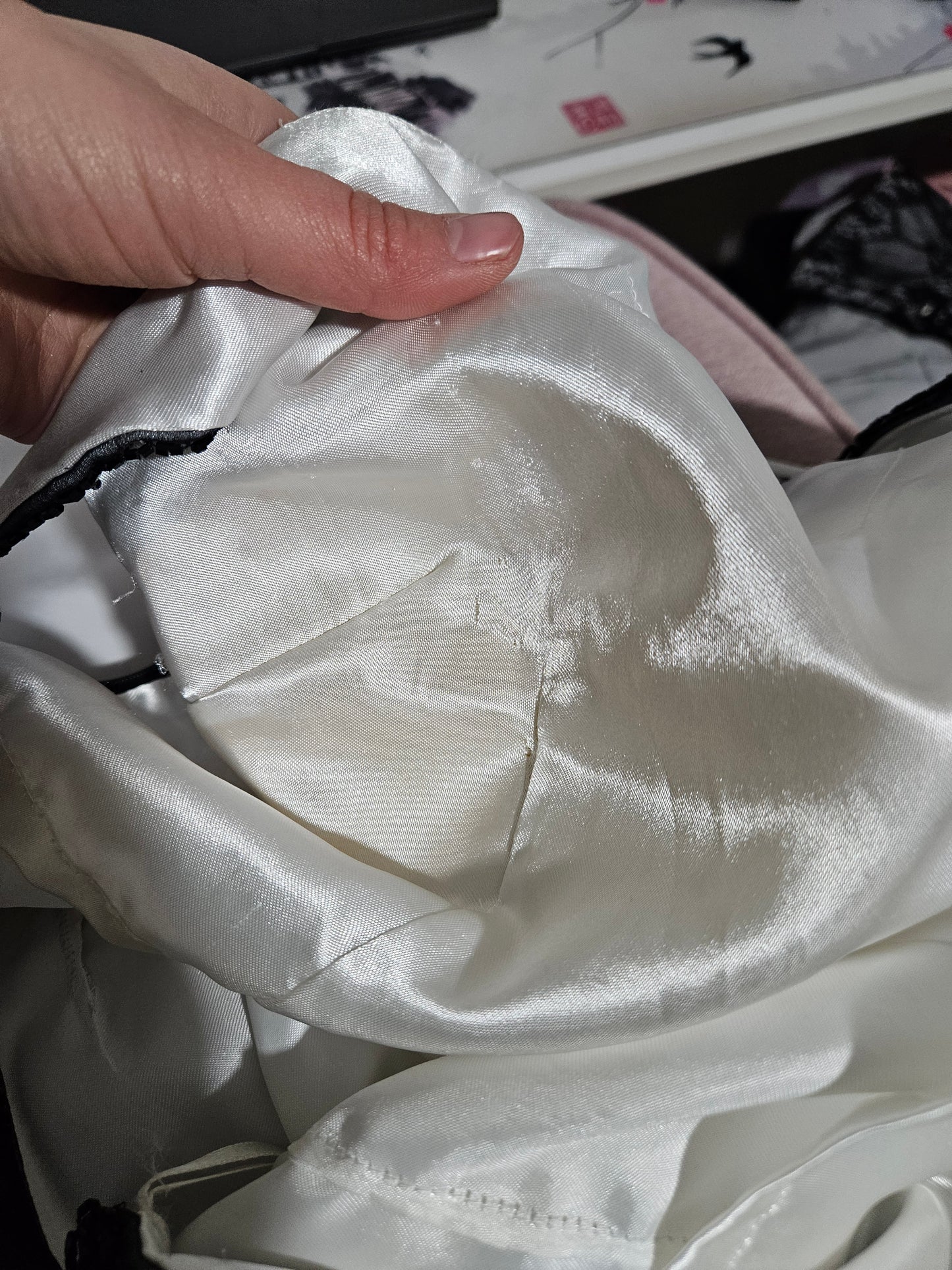 Yve London embroidered silk dress