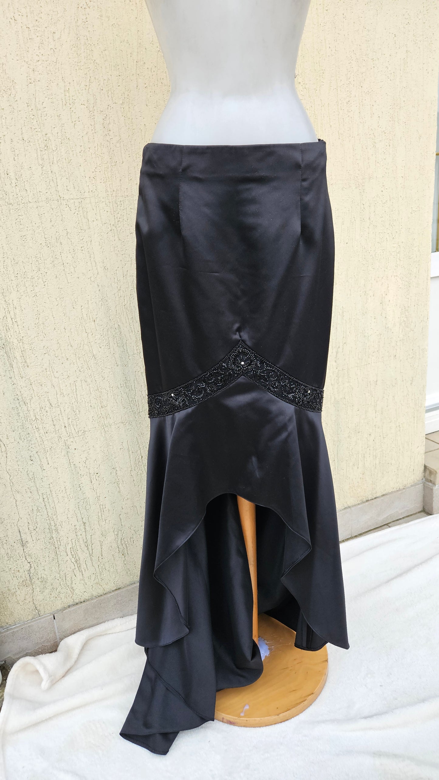 Ensemble satiné noir