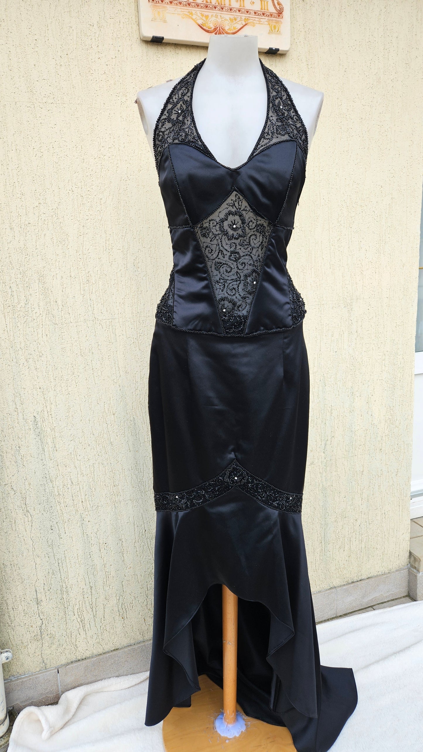 Ensemble satiné noir