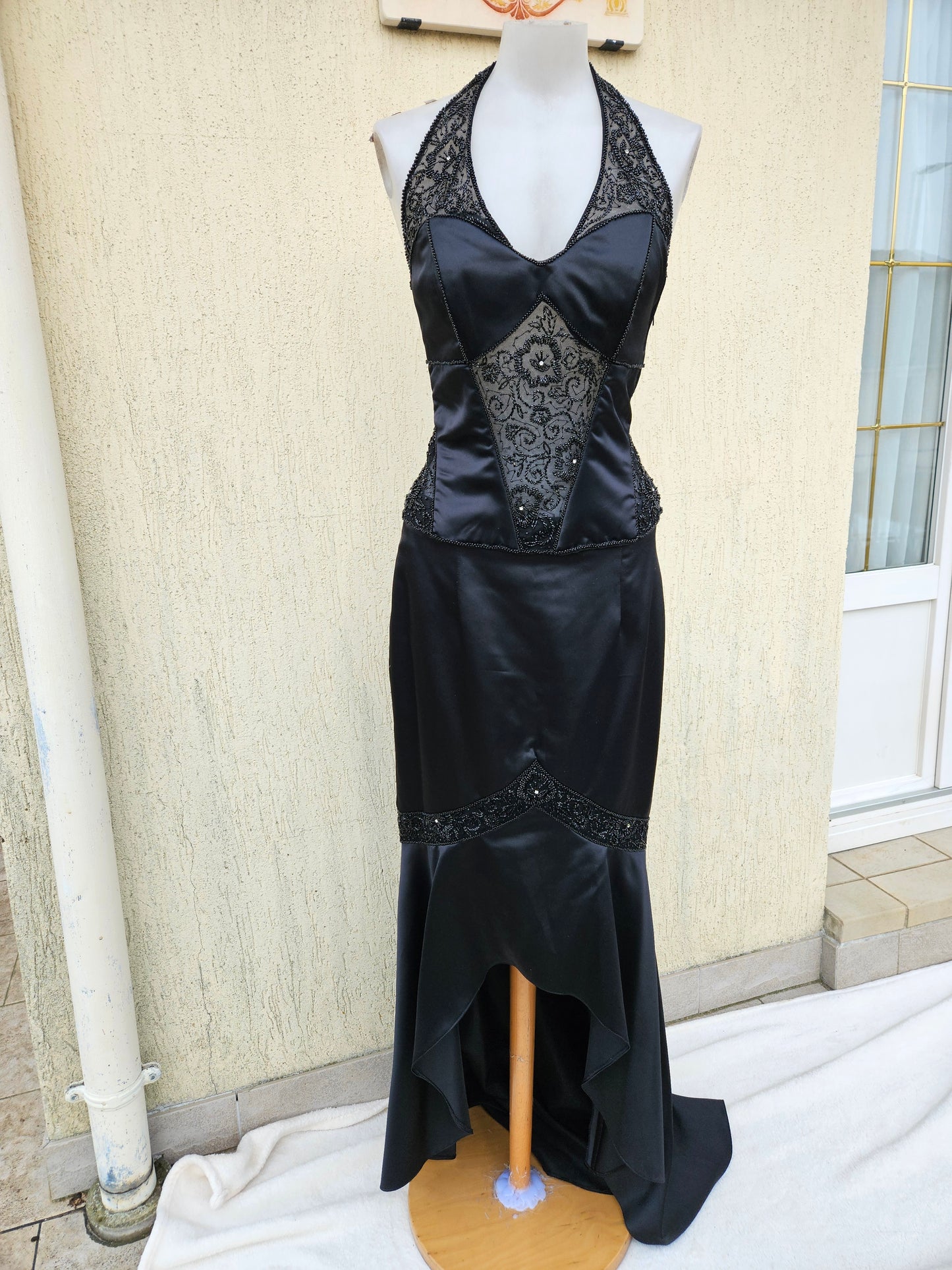 Ensemble satiné noir