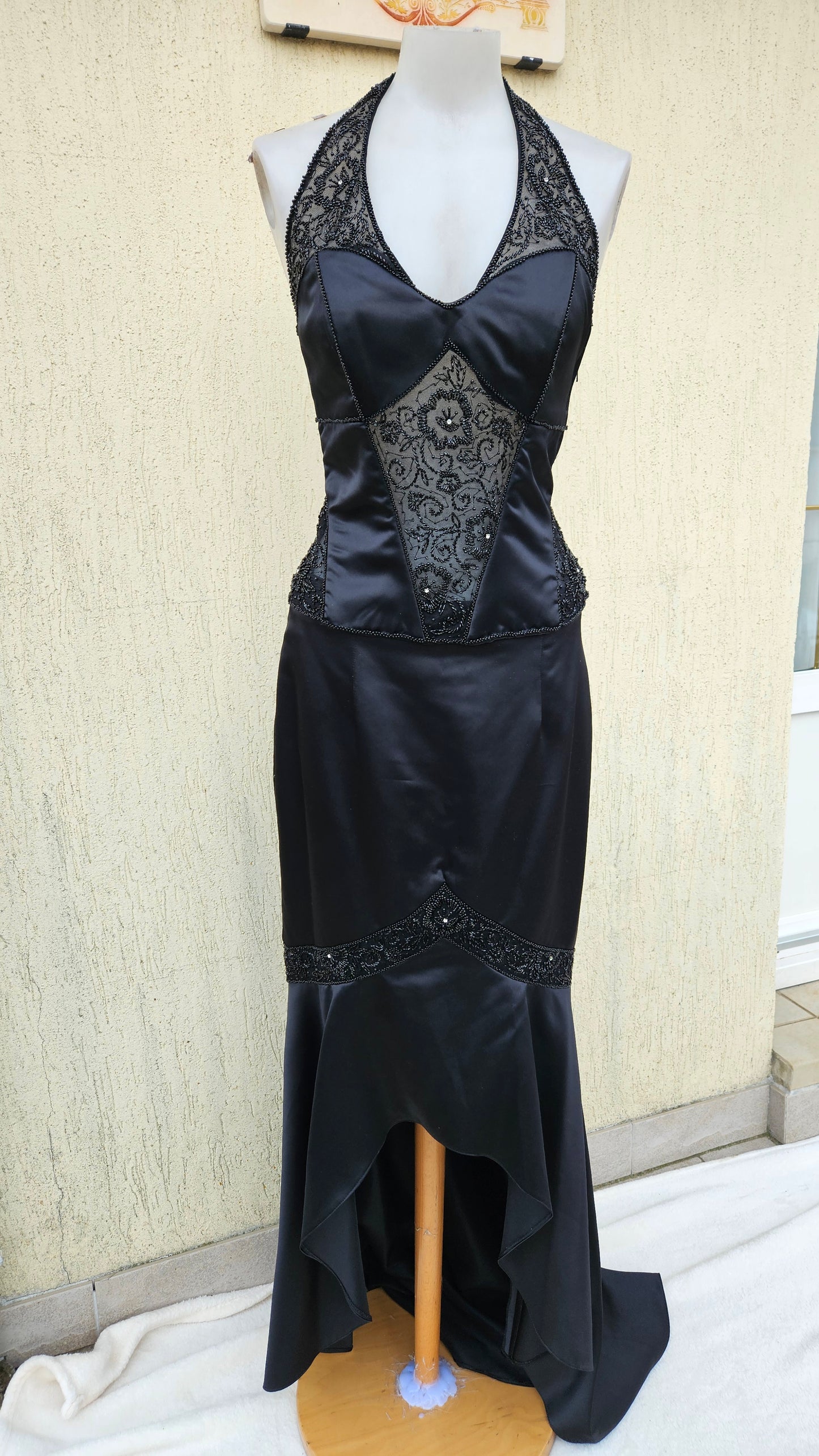 Ensemble satiné noir