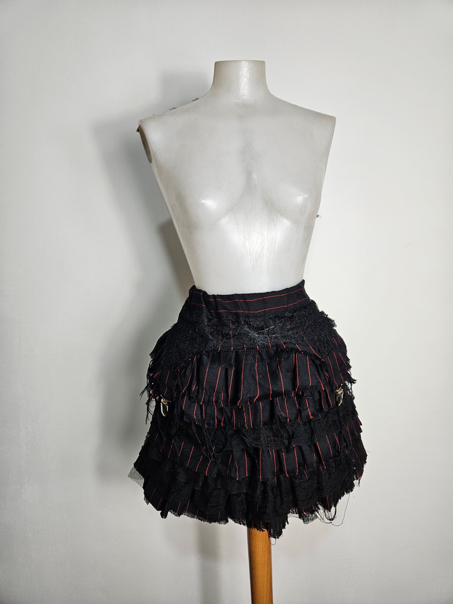 Mini jupe en superposition