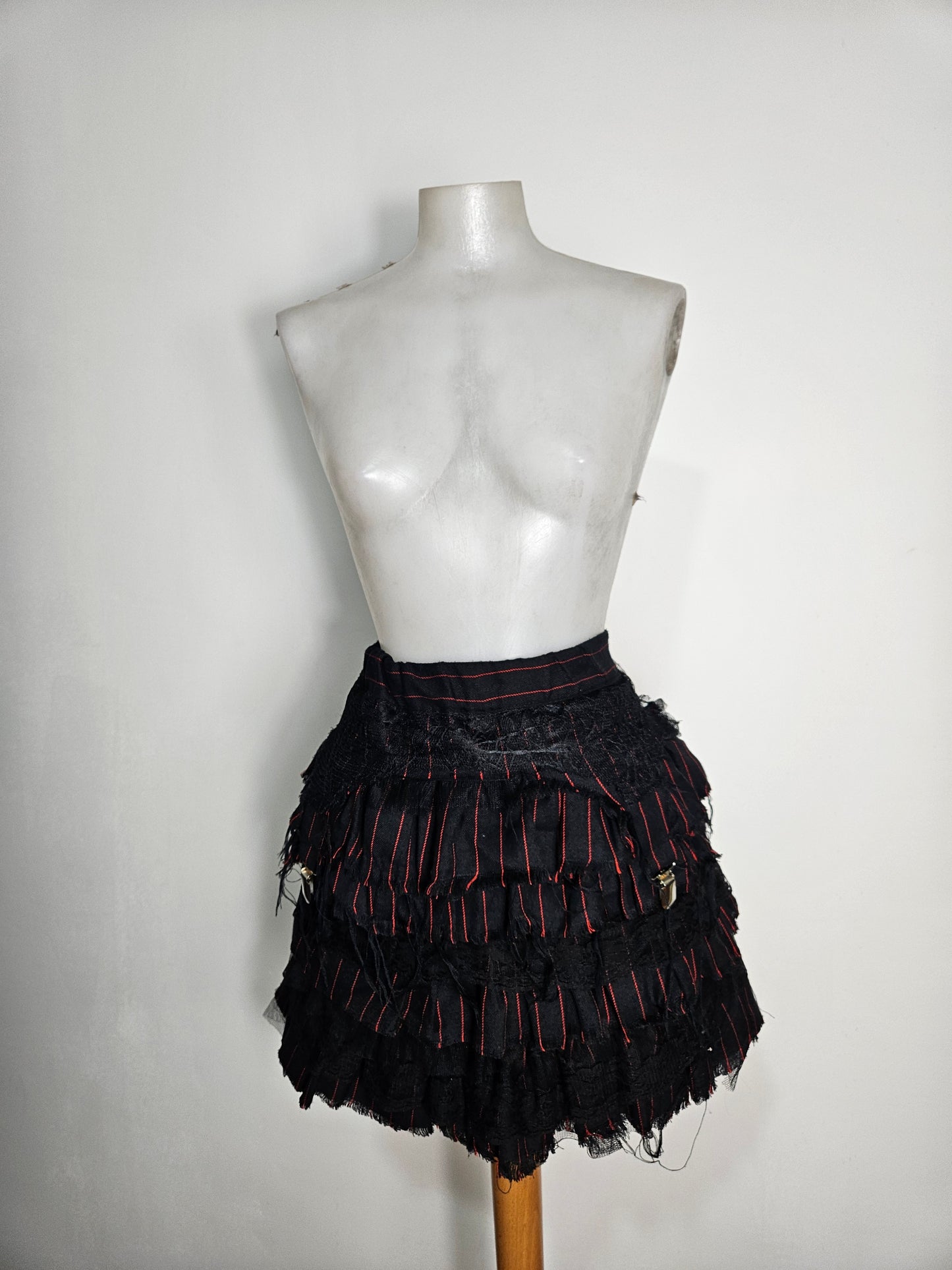 Mini jupe en superposition