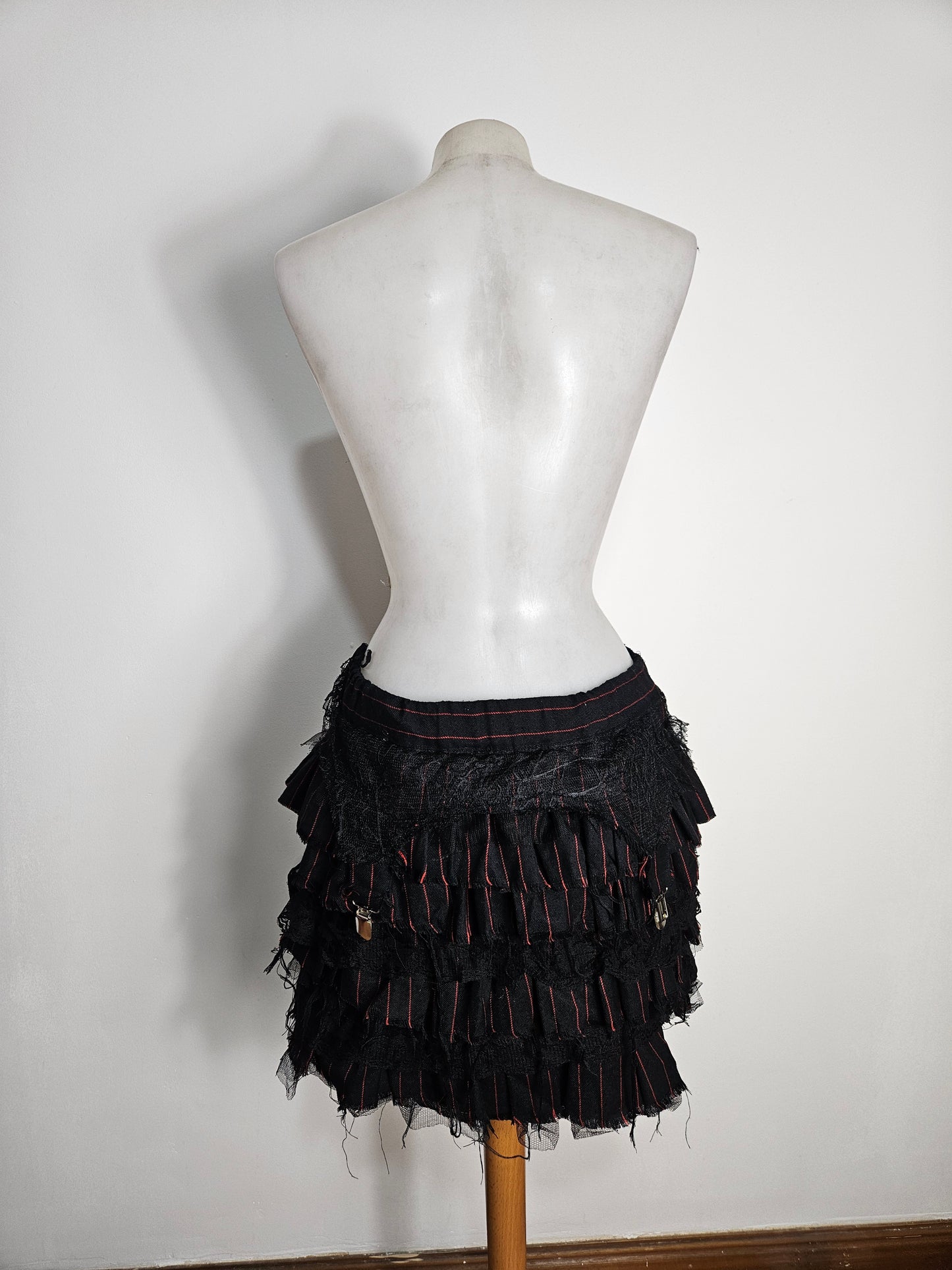 Mini jupe en superposition