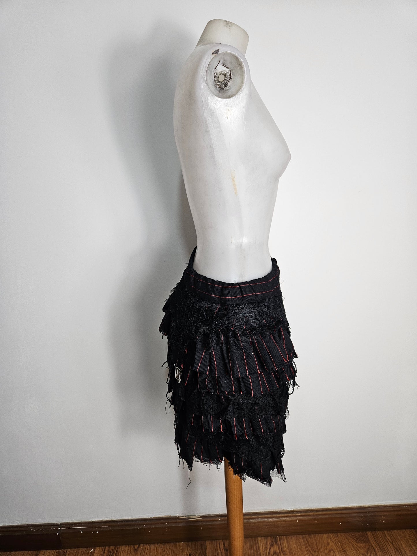 Mini jupe en superposition