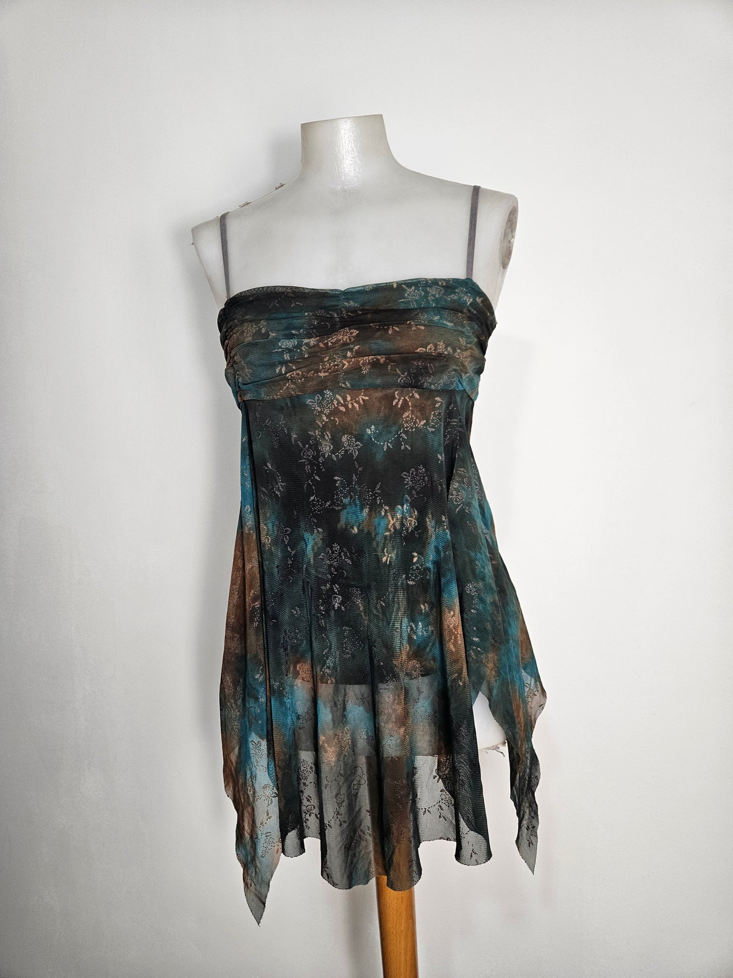 Haut asymétrique en voile doublé