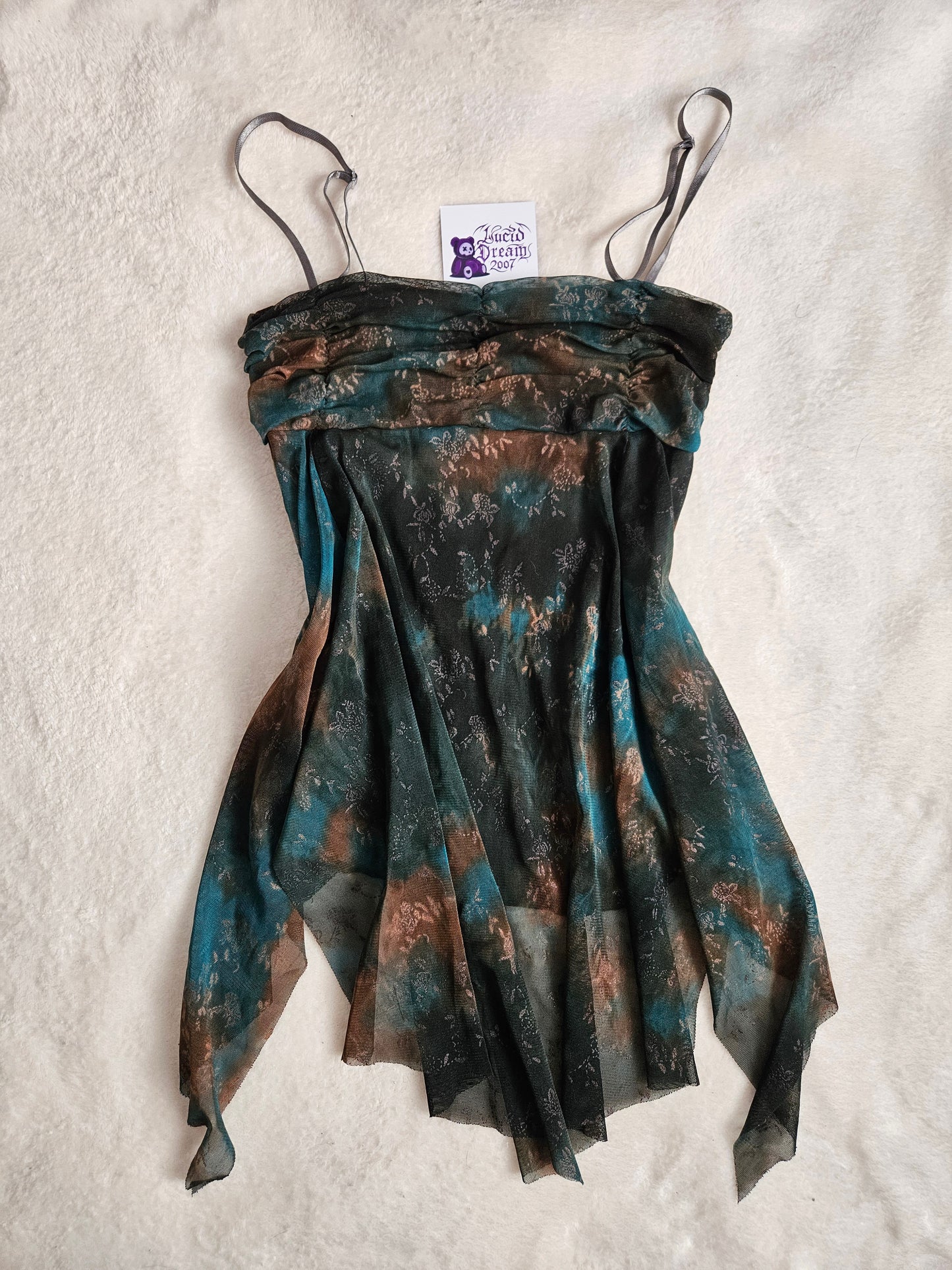 Haut asymétrique en voile doublé