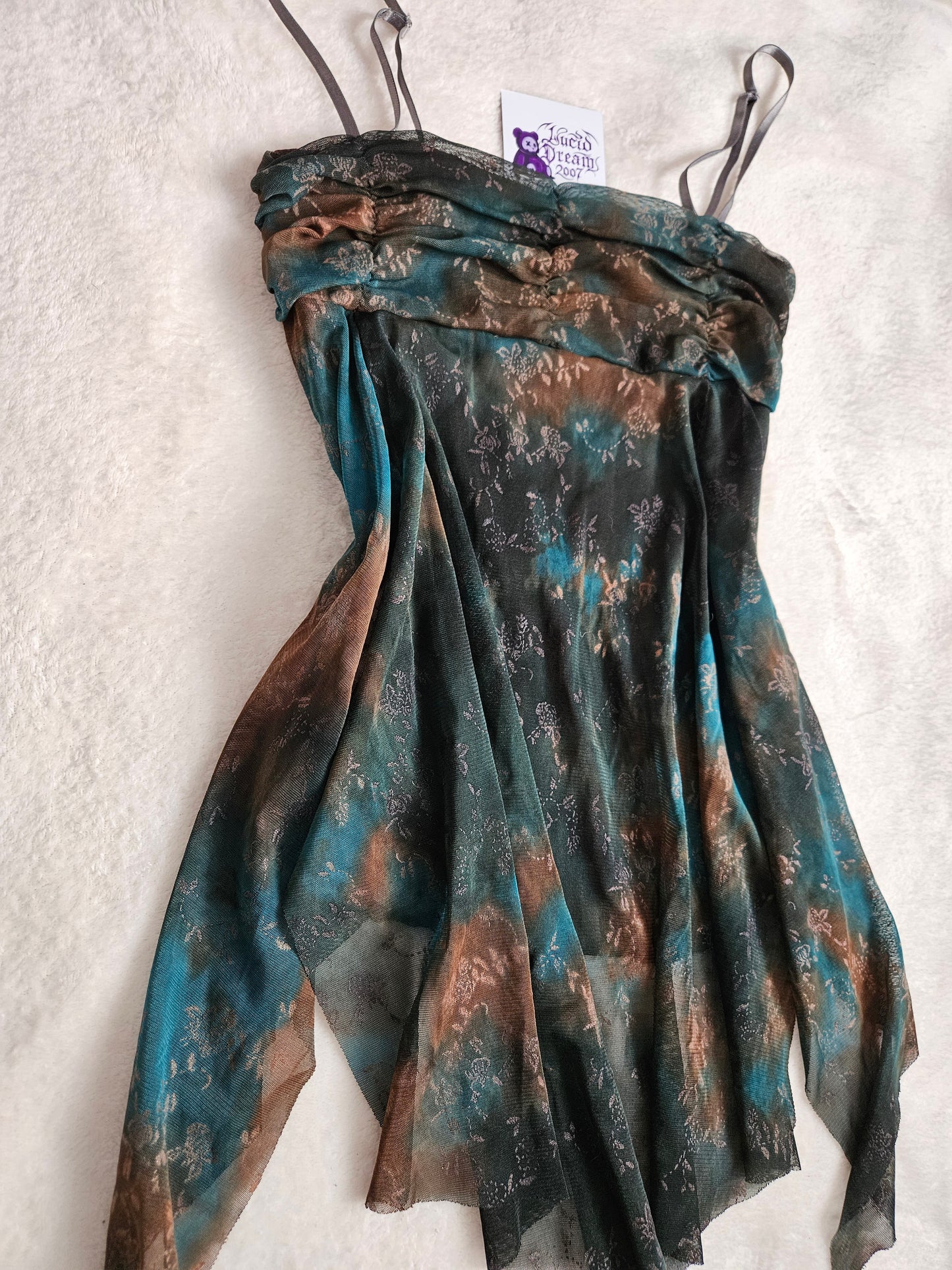 Haut asymétrique en voile doublé