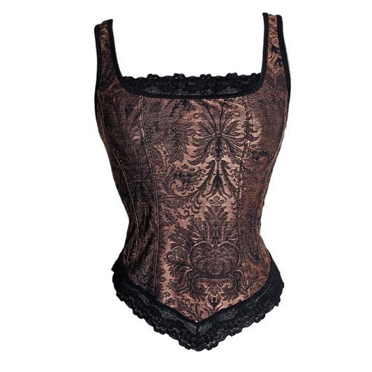 Haut à motifs d'arabesques