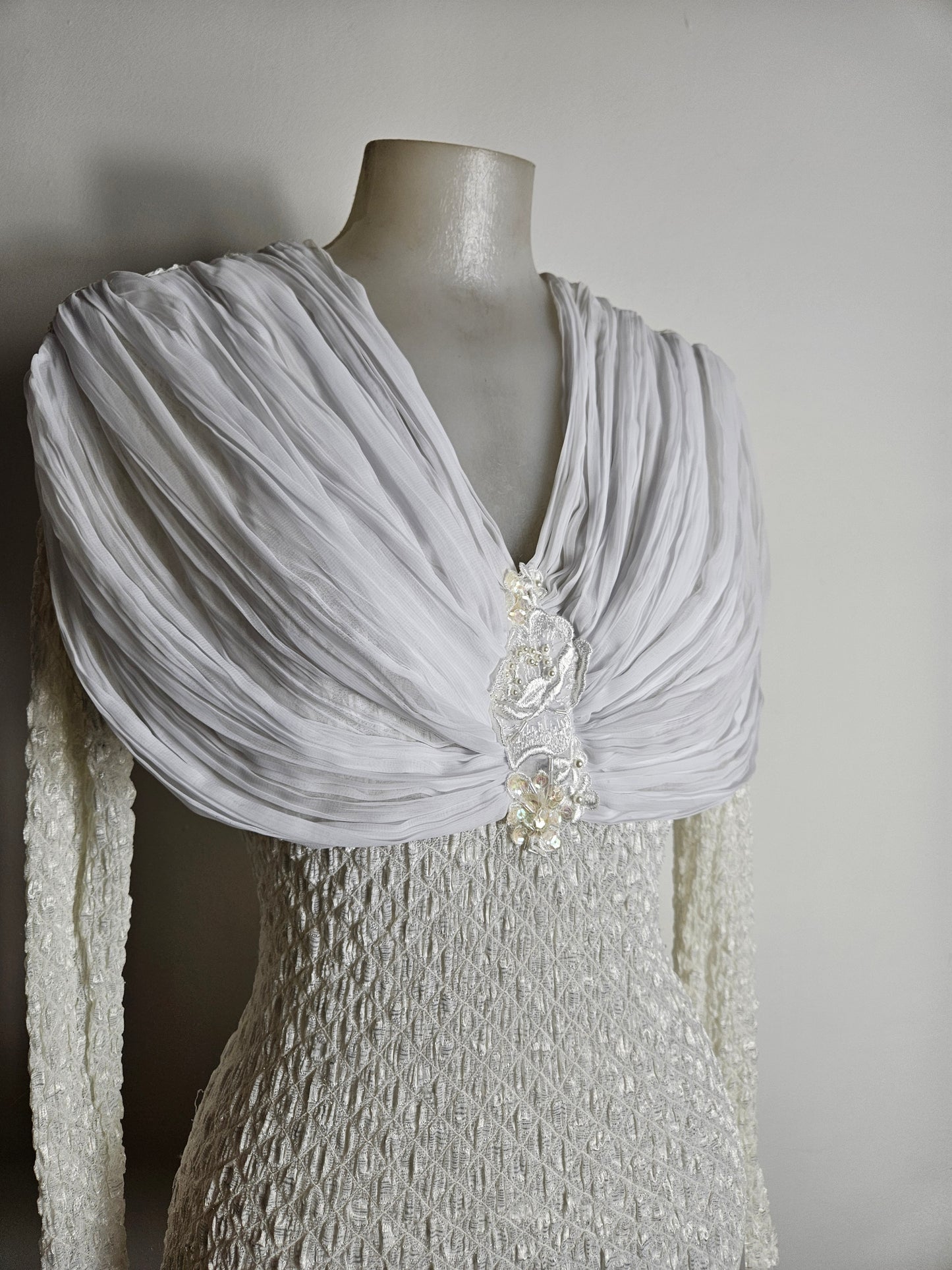 Body en voile détails broderies