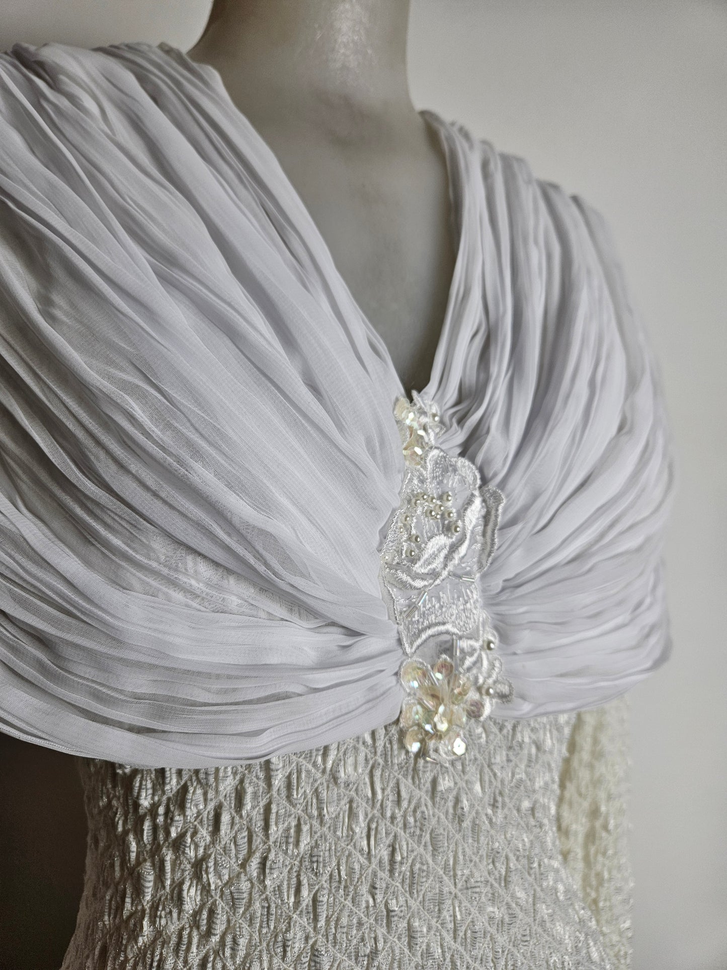 Body en voile détails broderies