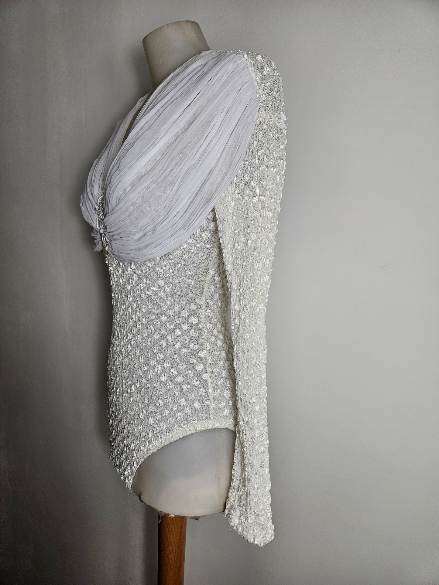 Body en voile détails broderies