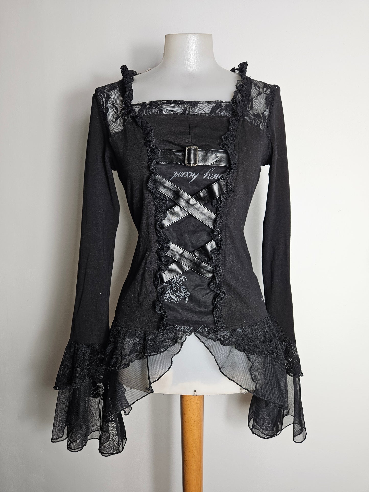 Haut noir Punk Rave