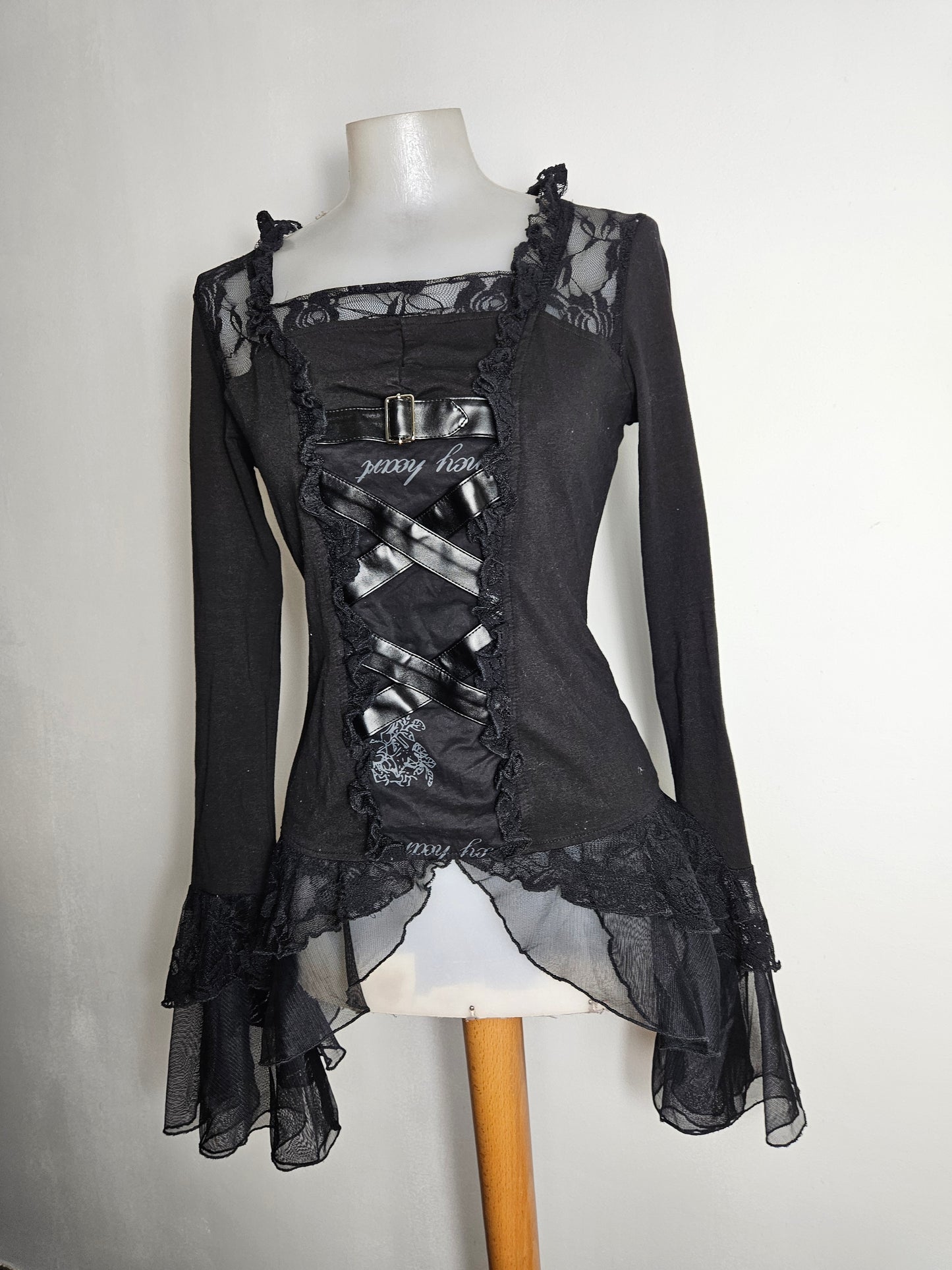 Haut noir Punk Rave