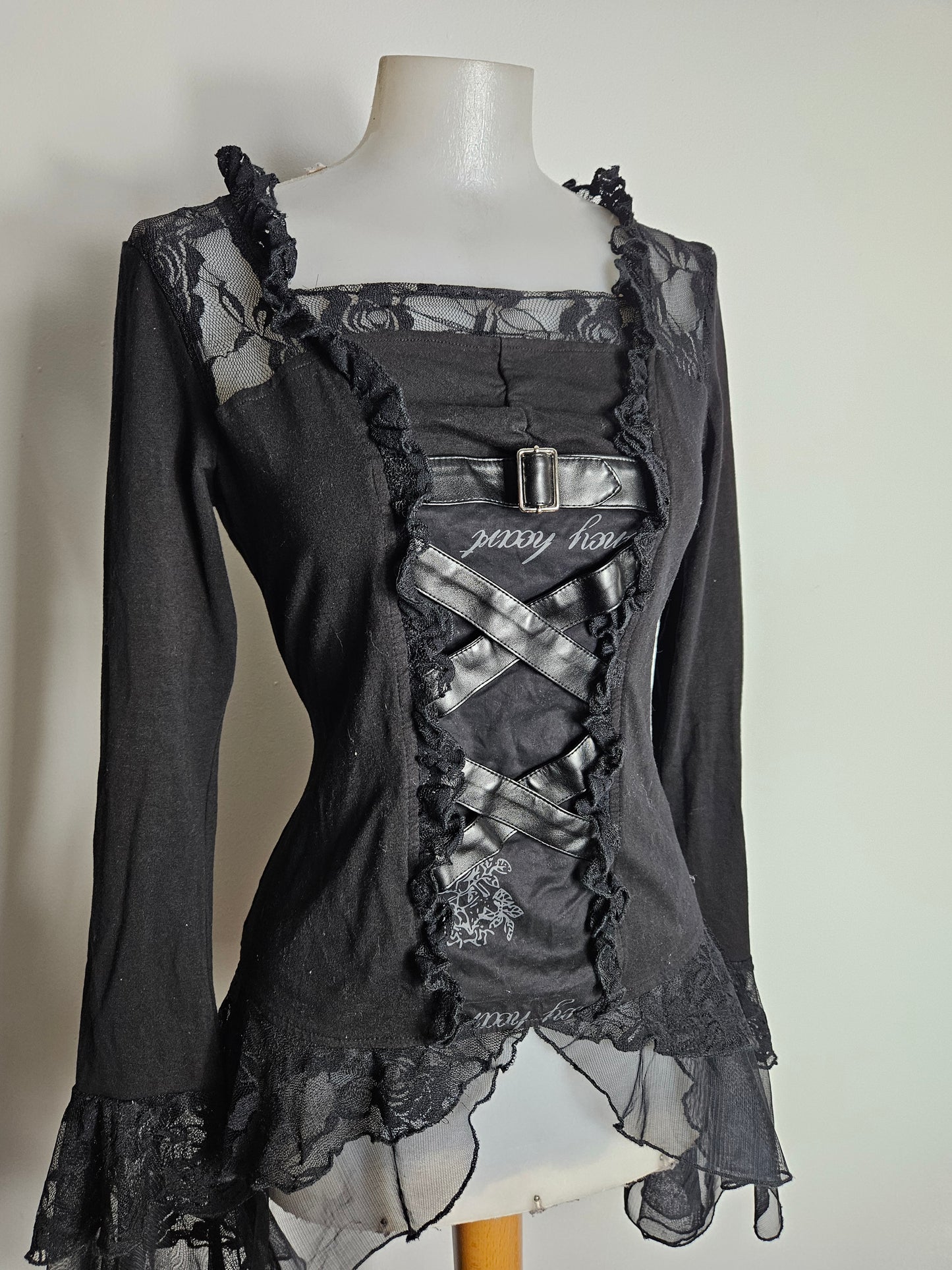 Haut noir Punk Rave