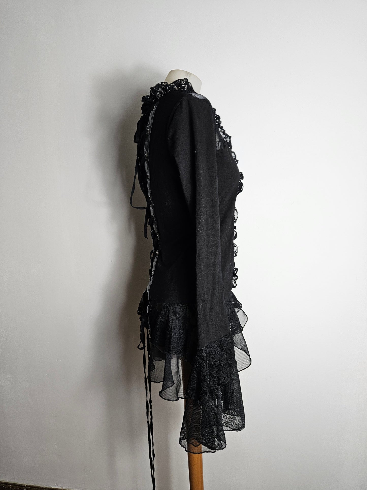 Haut noir Punk Rave
