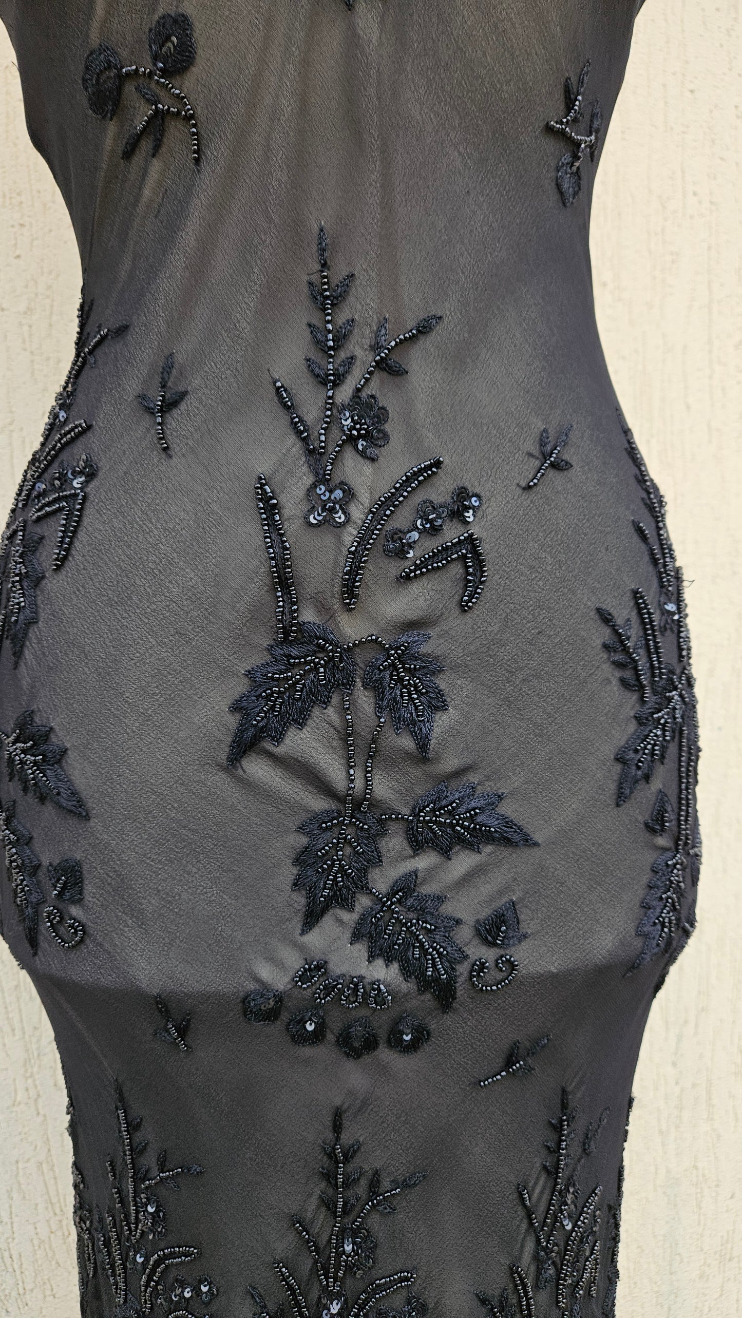 Robe en soie brodée Aftershock