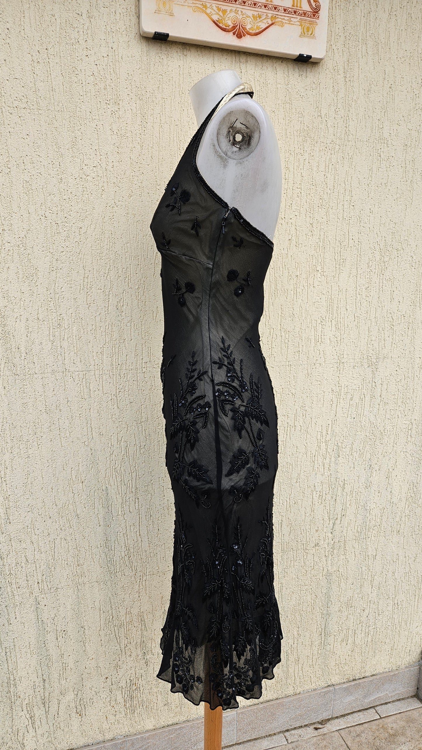 Robe en soie brodée Aftershock