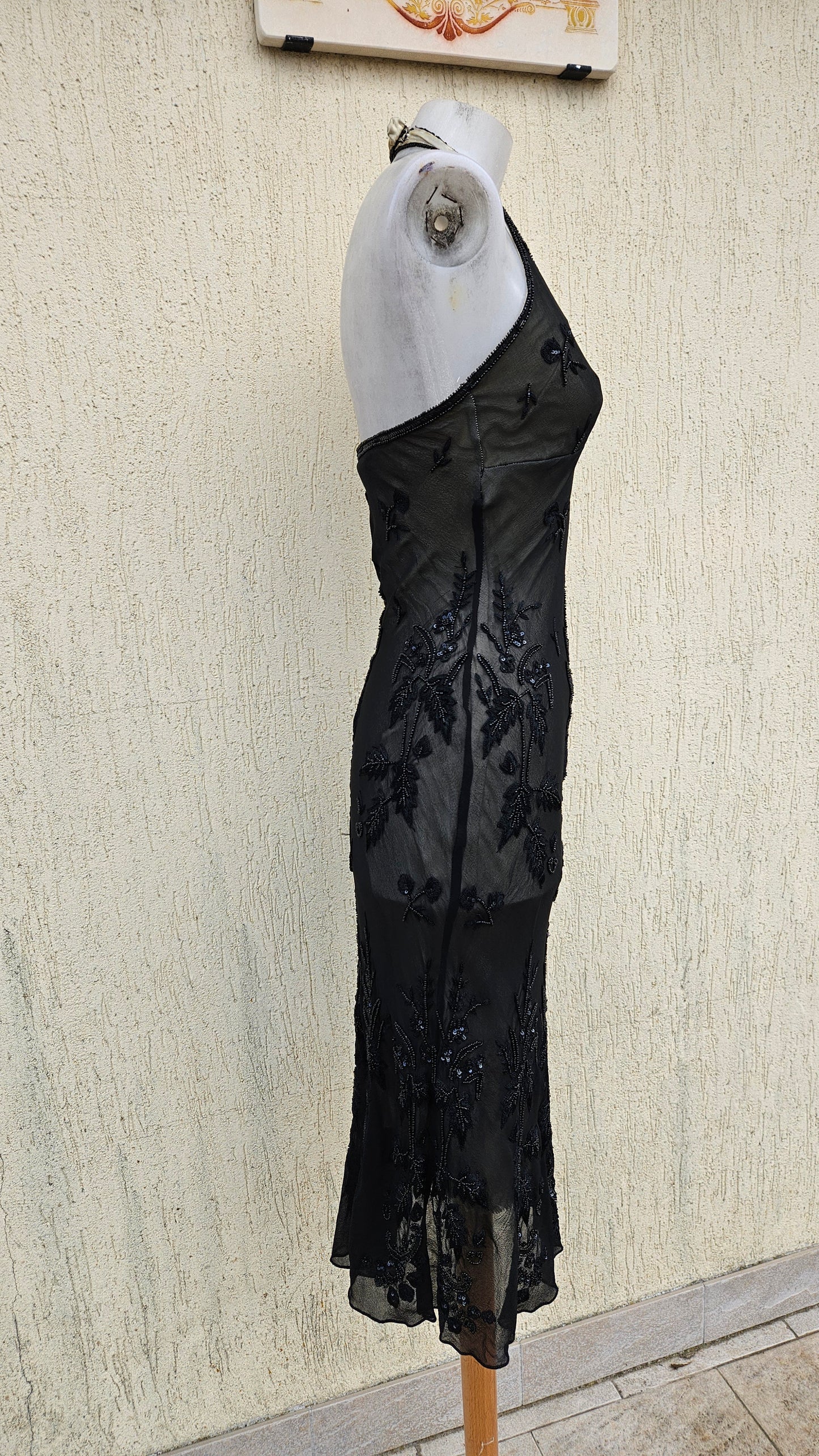 Robe en soie brodée Aftershock