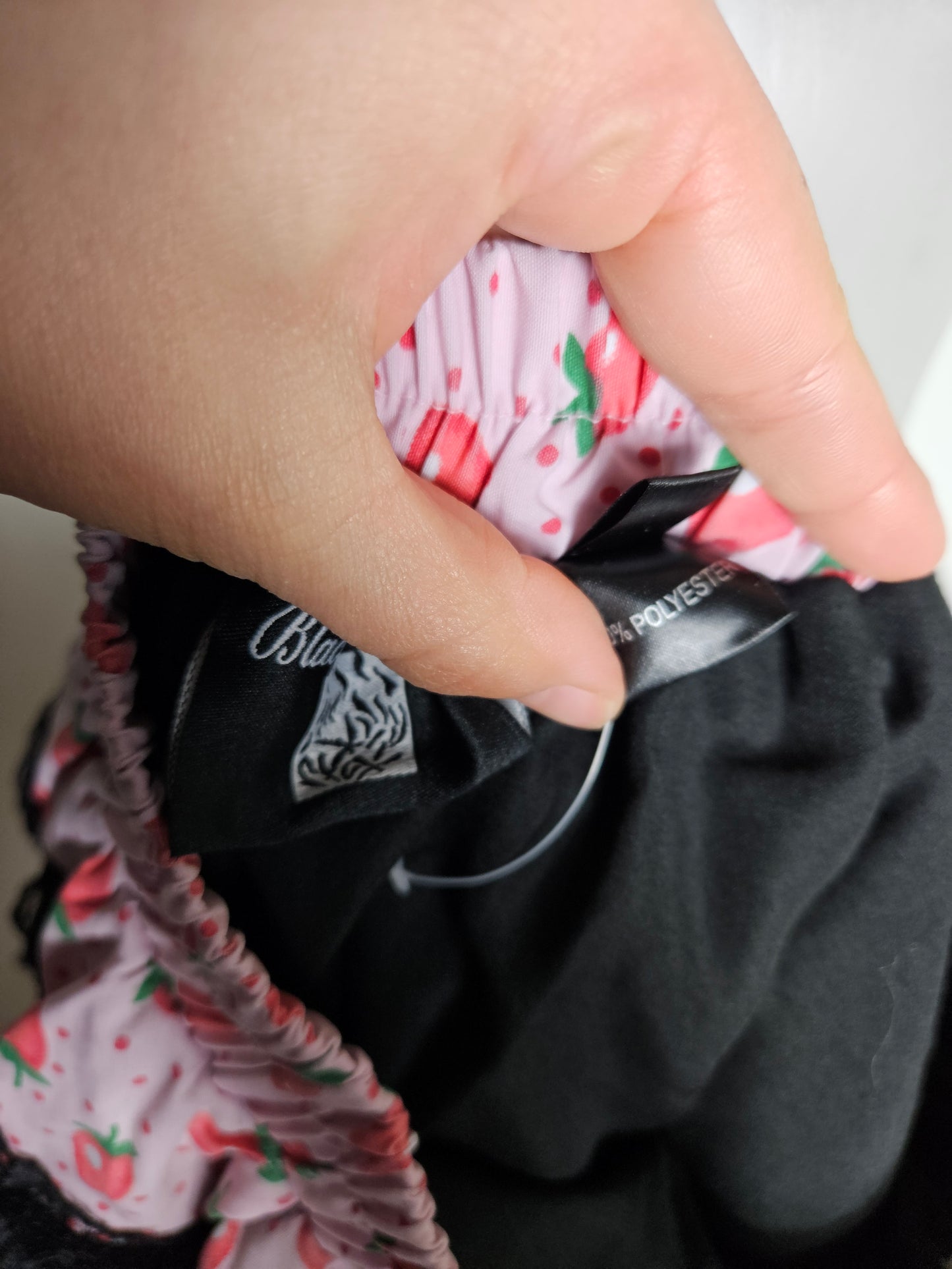 Mini jupe motif fraises