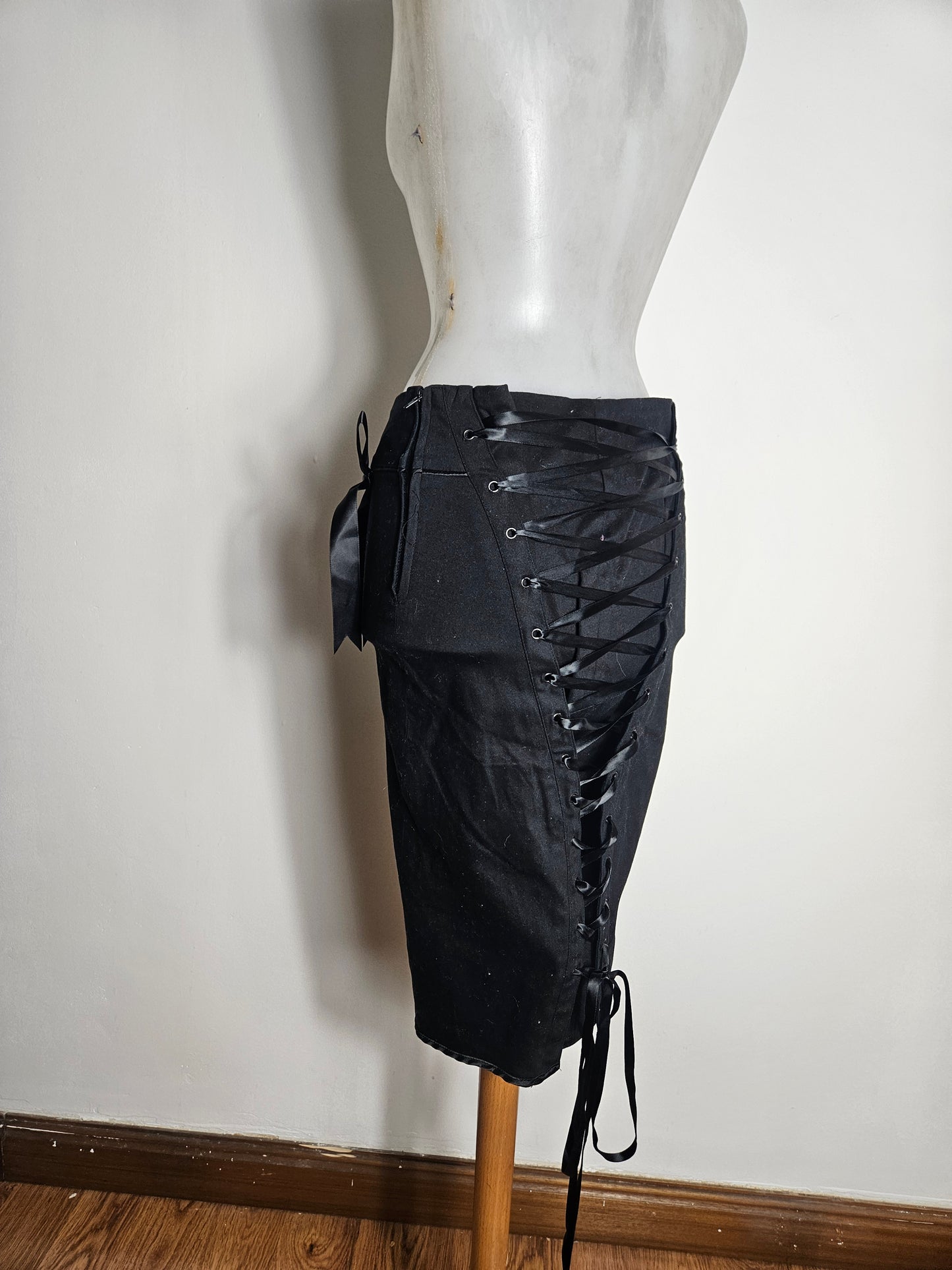 Jupe taille à laçage