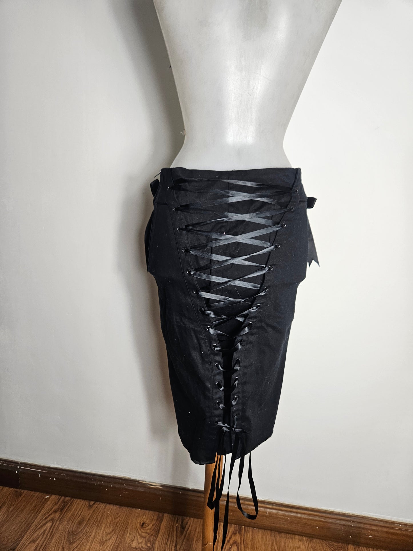 Jupe taille à laçage