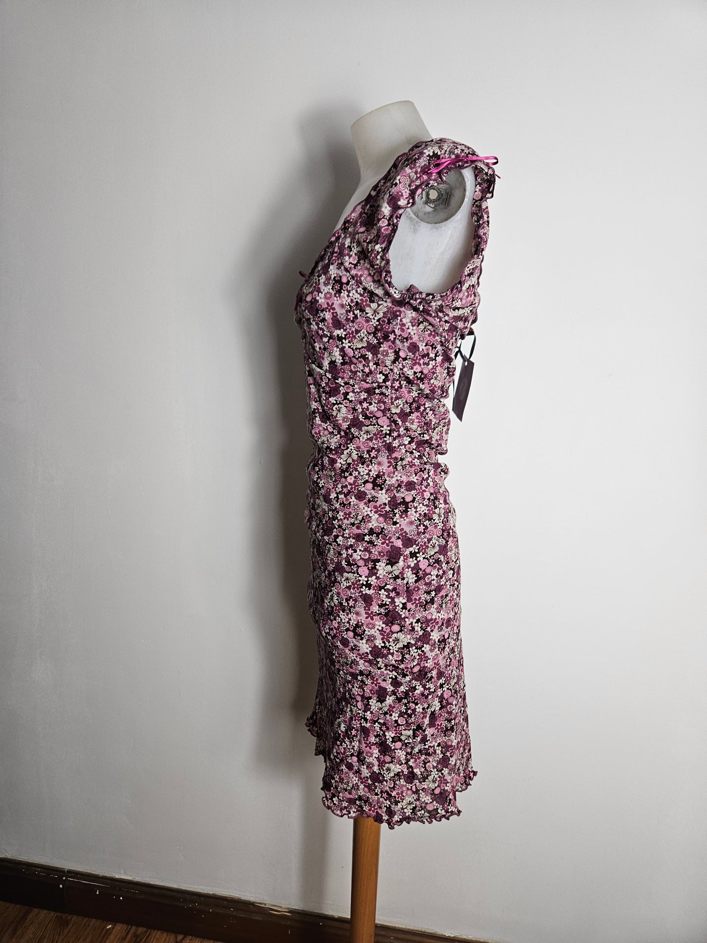 Robe courte fleurie