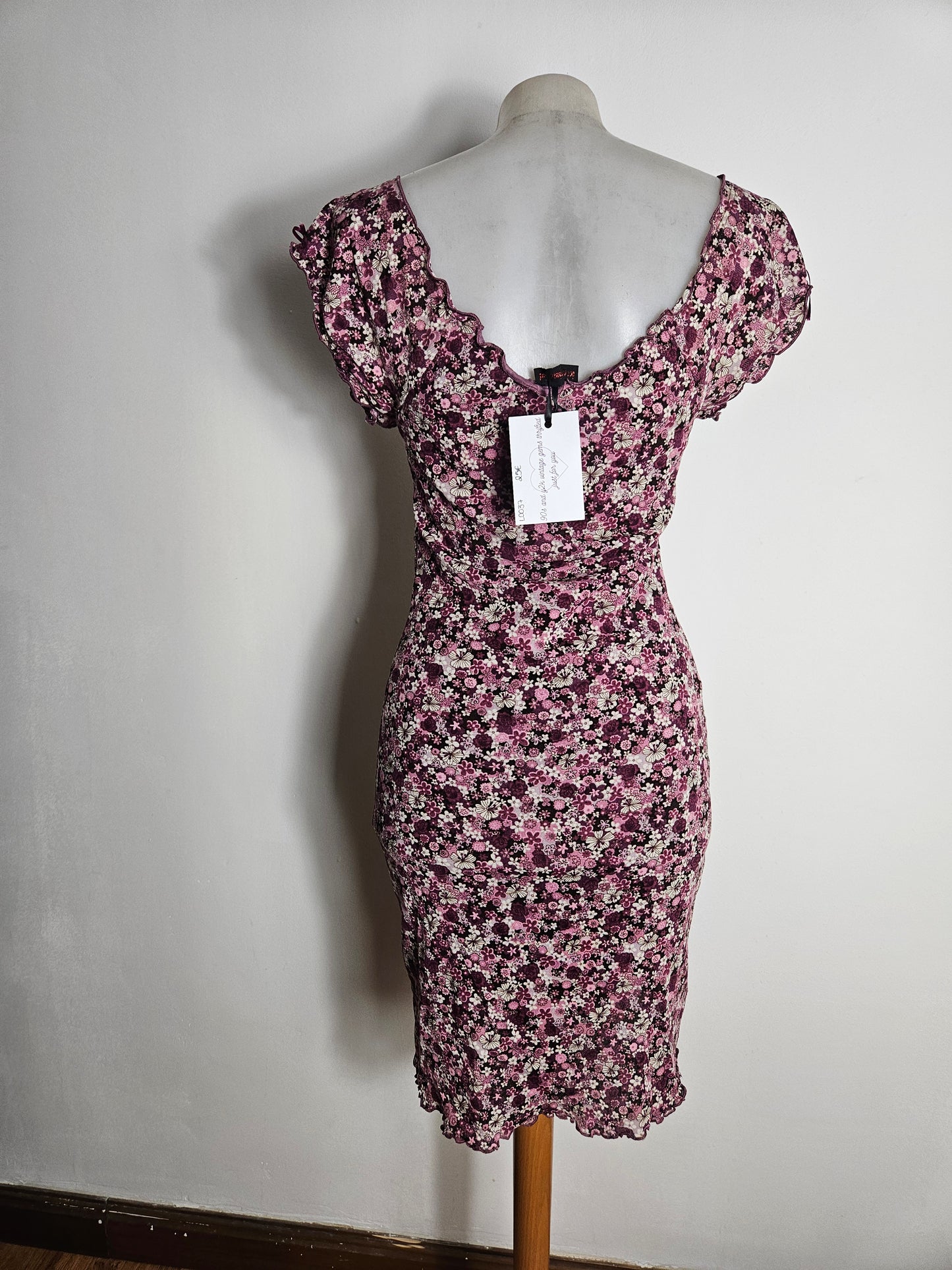 Robe courte fleurie