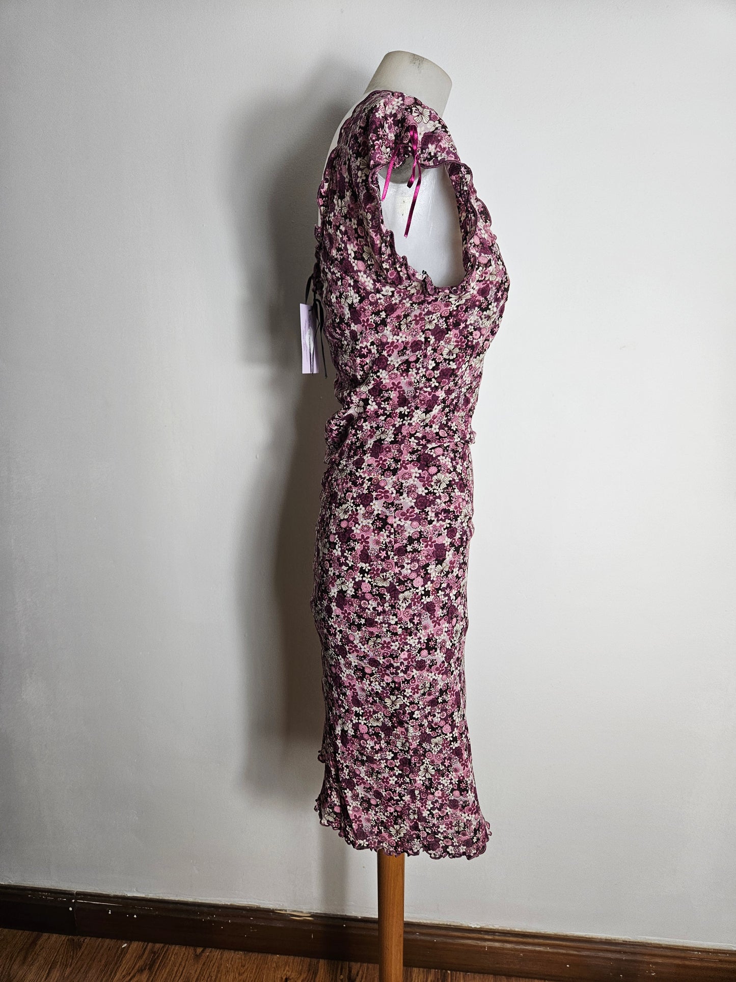 Robe courte fleurie