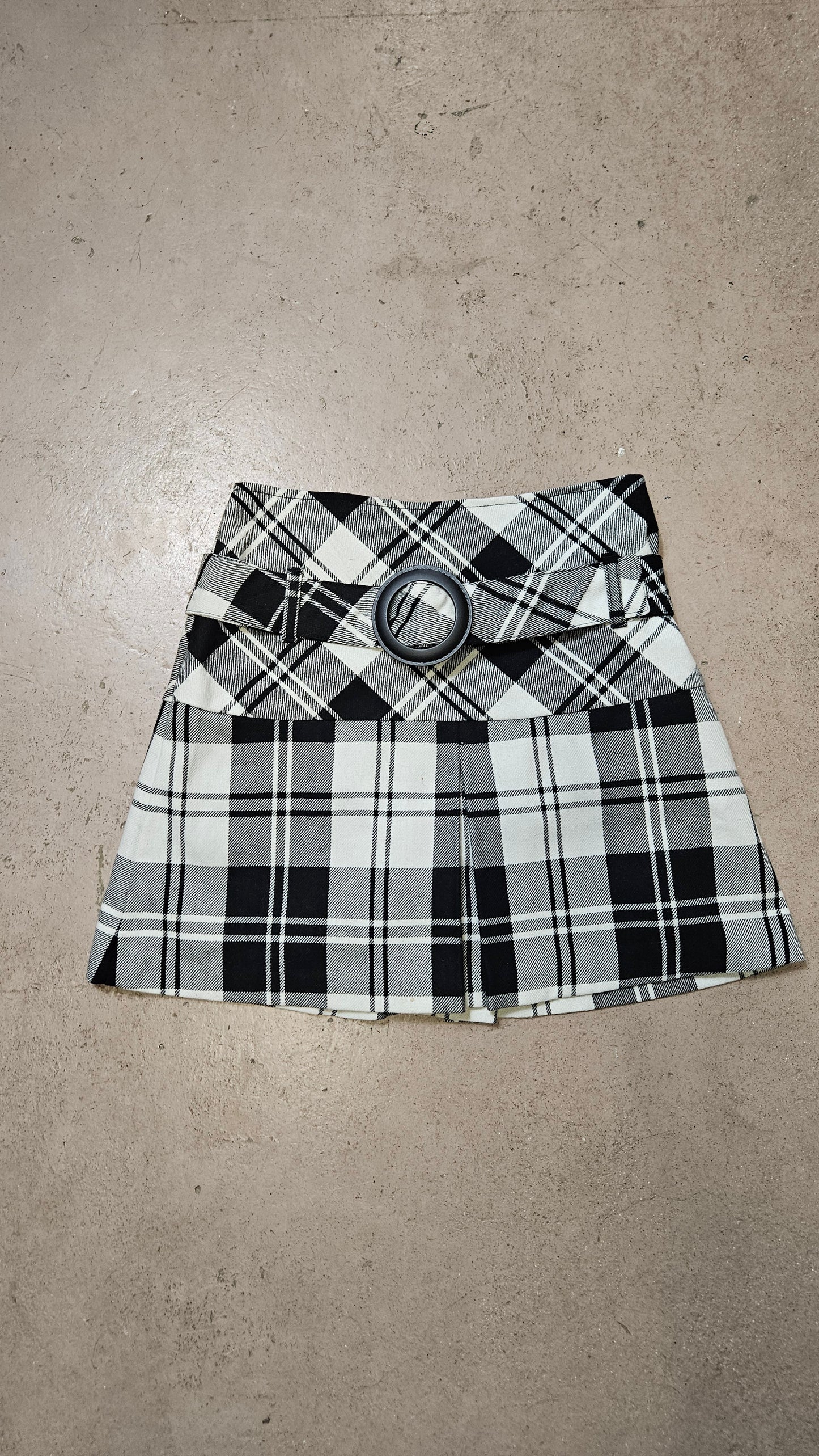 Tartan mini skirt