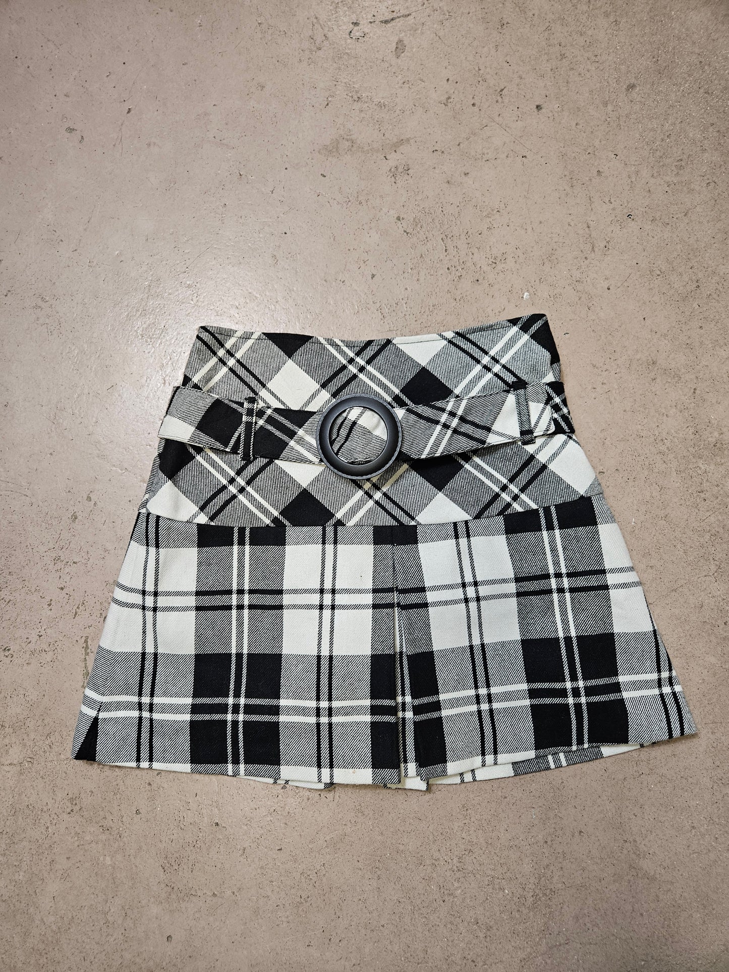 Tartan mini skirt