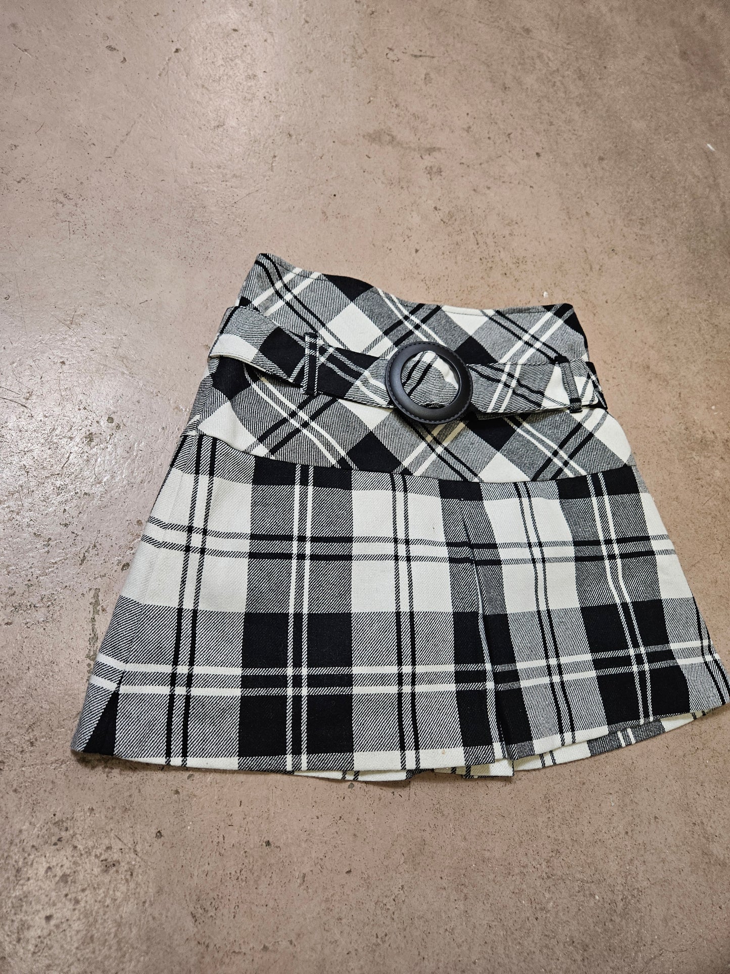 Tartan mini skirt