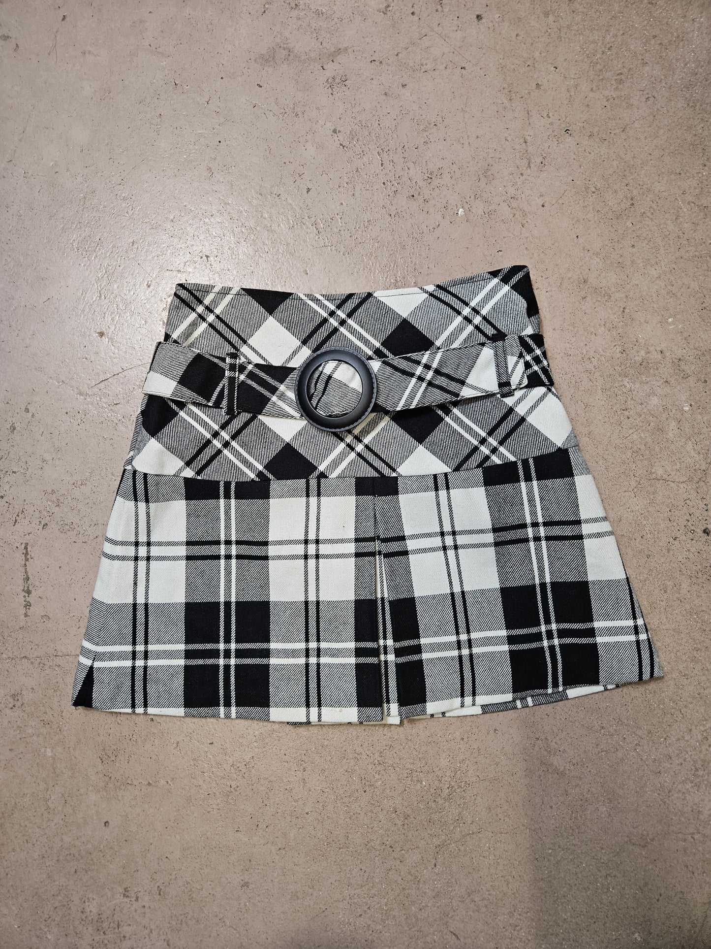 Tartan mini skirt