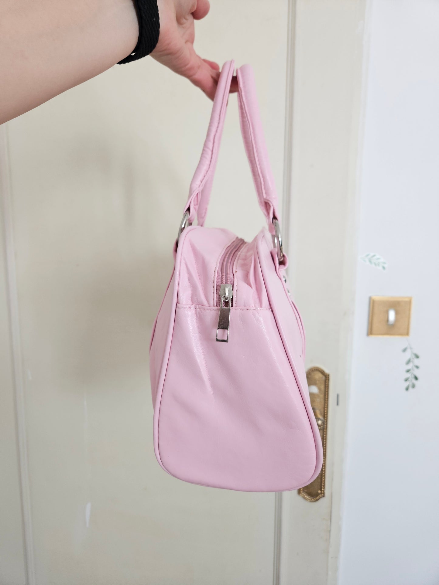 Sac bowling rose pâle