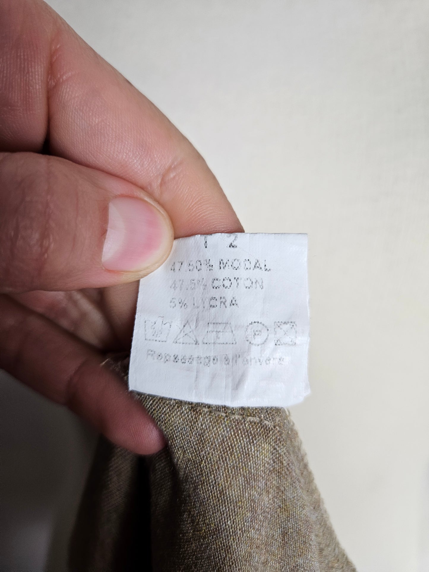 Haut marron détails dentelle