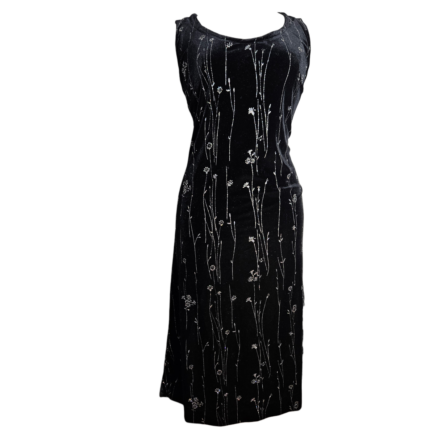 Robe noire à strass