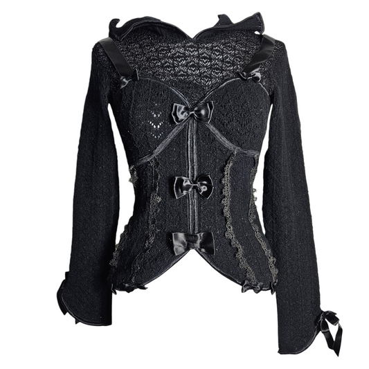 Pull léger détails noeuds