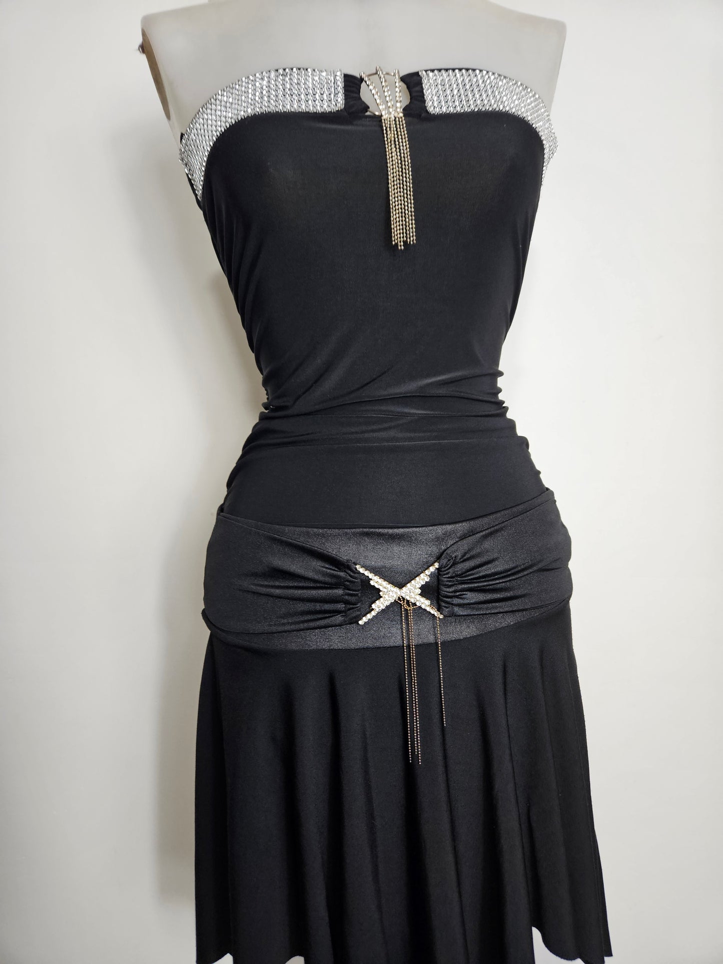Ensemble noir détails strass