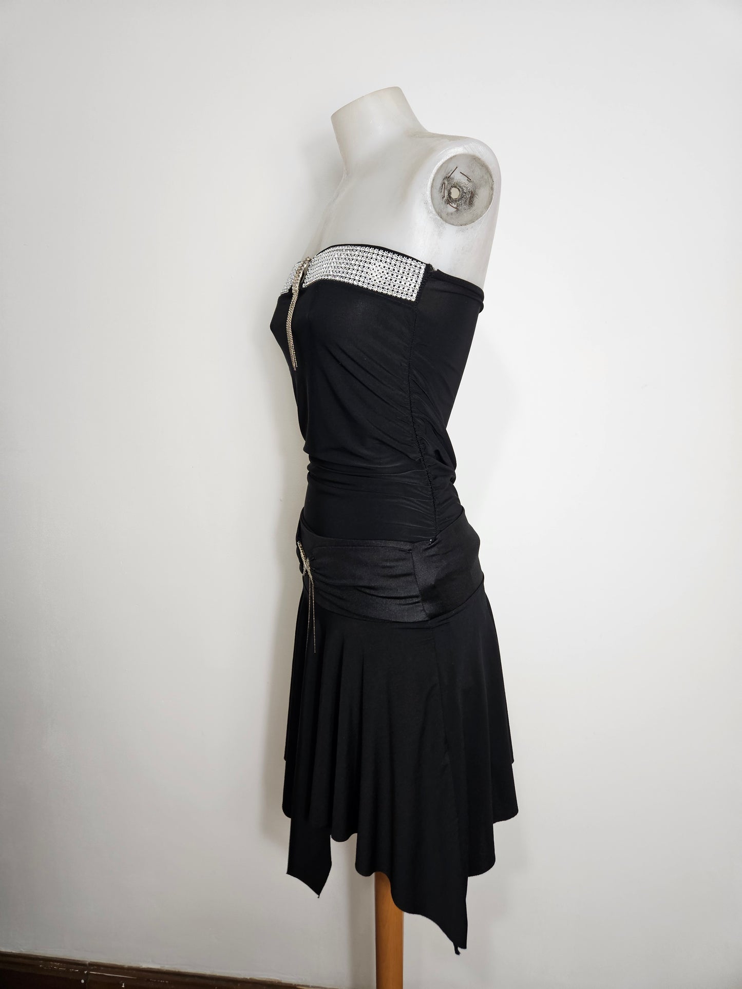 Ensemble noir détails strass
