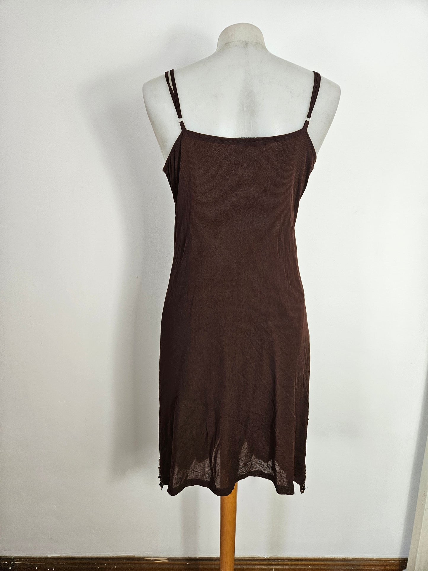 Vestido de gasa con lentejuelas Maner